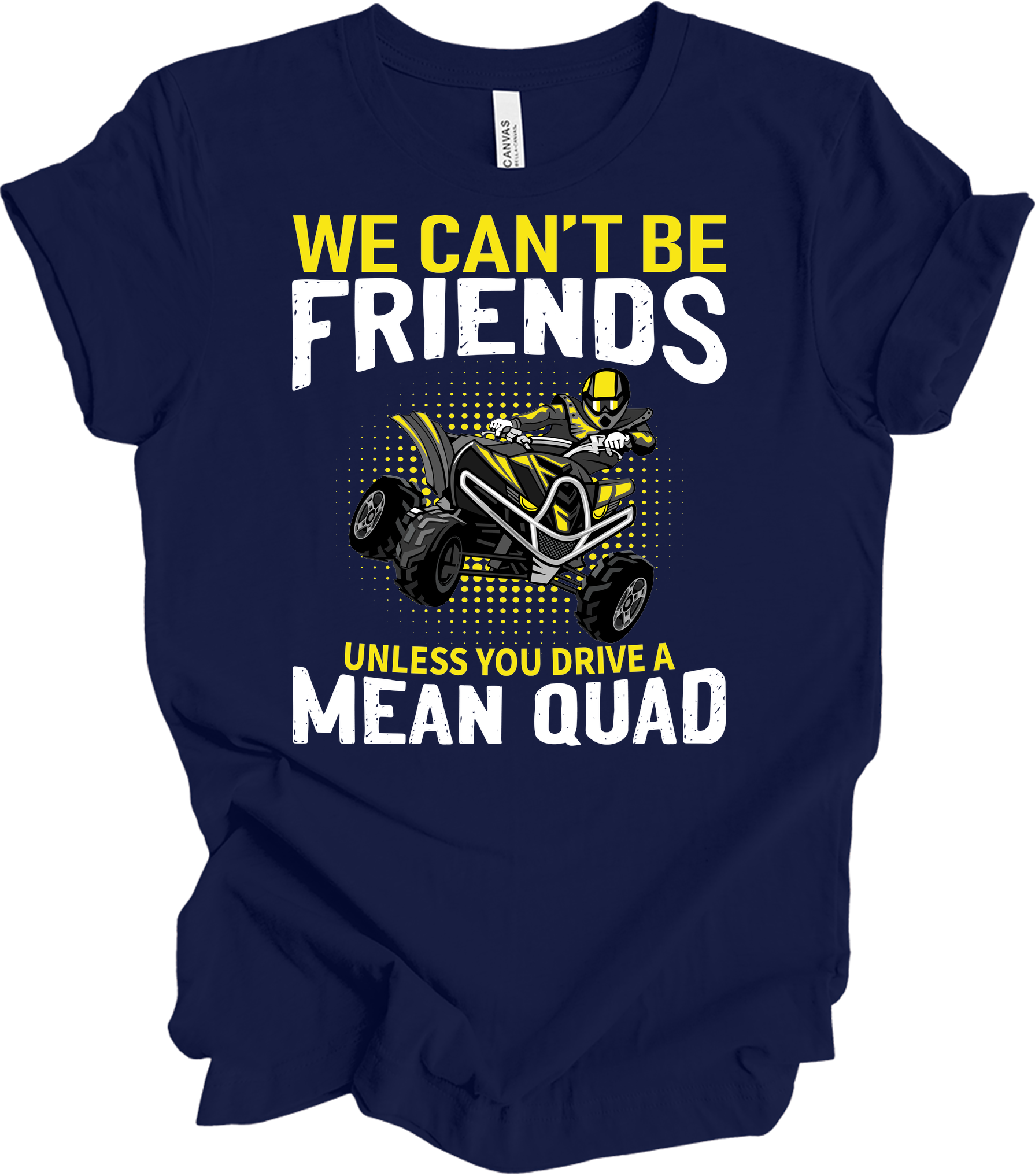 ATV Quad: Mean Quad T-Shirt in Navy