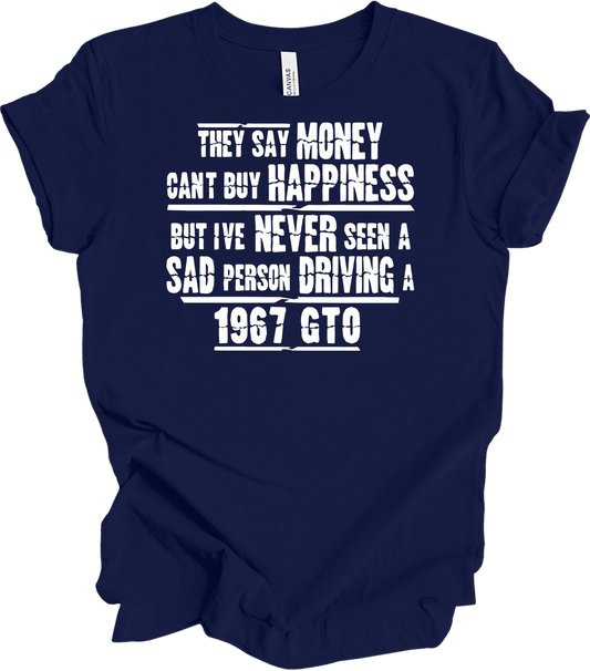 1967 GTO Car Parts T-Shirt in Navy