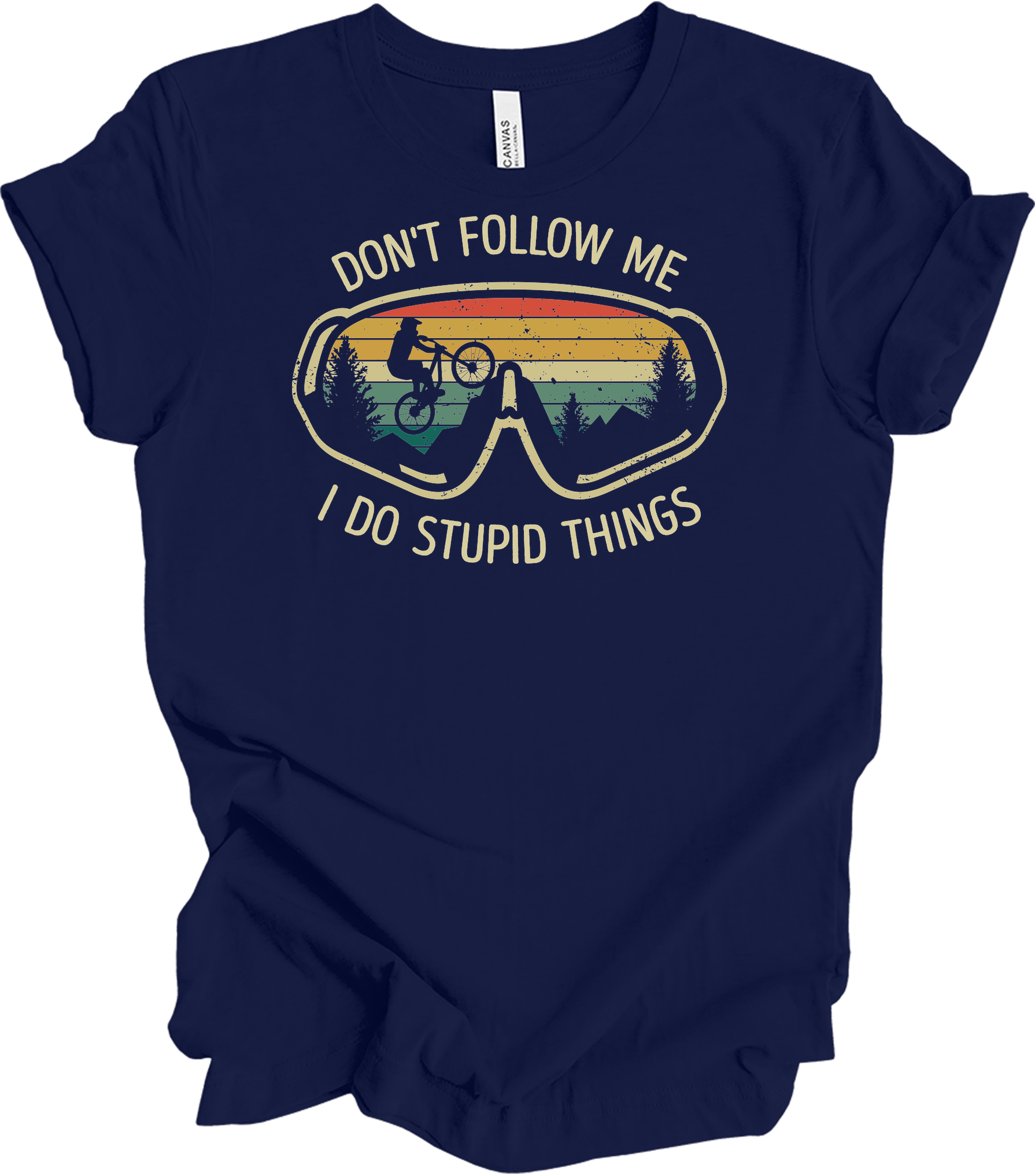 Don't Follow Me MTB T-Shirt in Navy