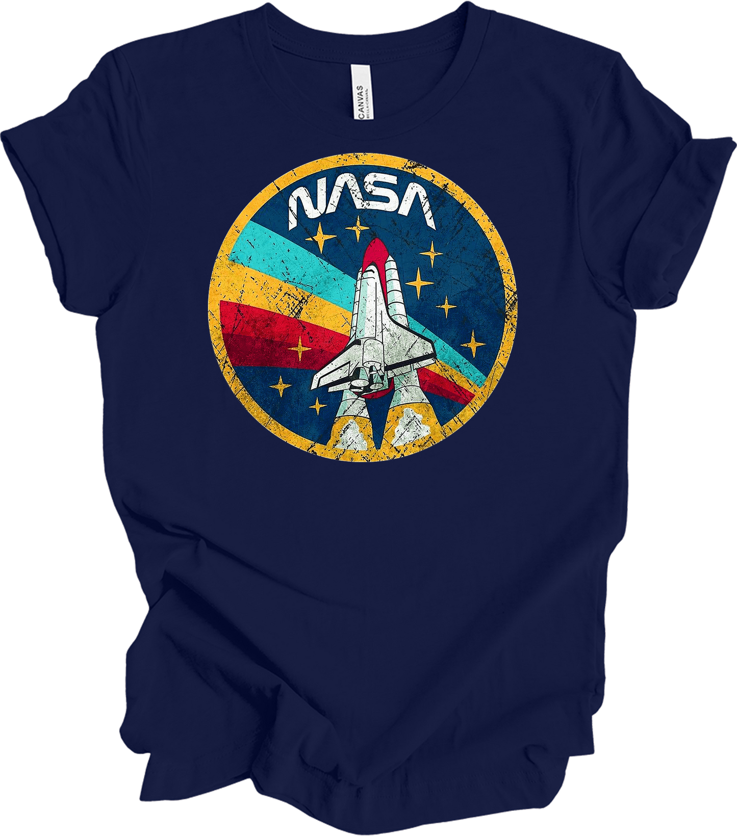 NASA Vintage Shuttle T-Shirt in Navy