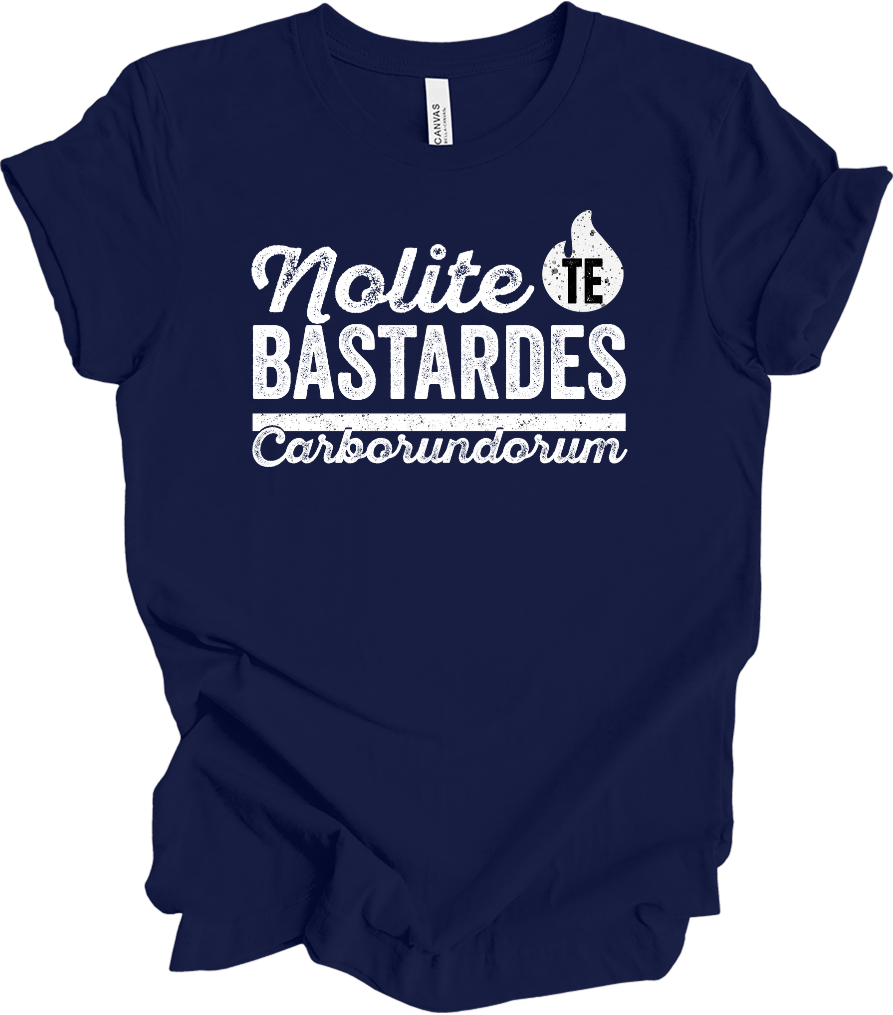 Nolite Te Bastardes Carborundorum T-Shirt in Navy