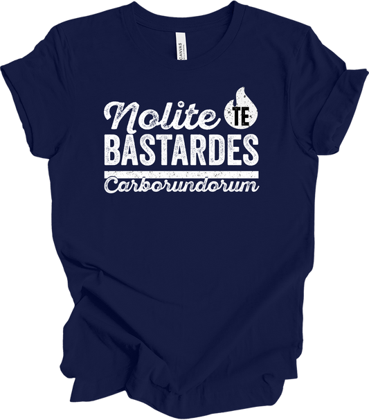 Nolite Te Bastardes Carborundorum T-Shirt in Navy