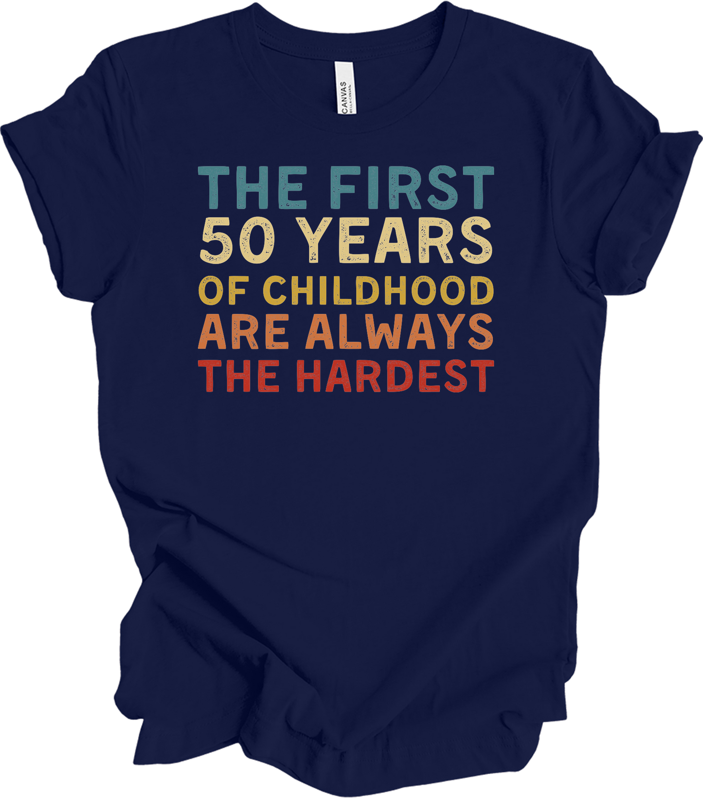 50 Years of Childhood T-Shirt in Navy