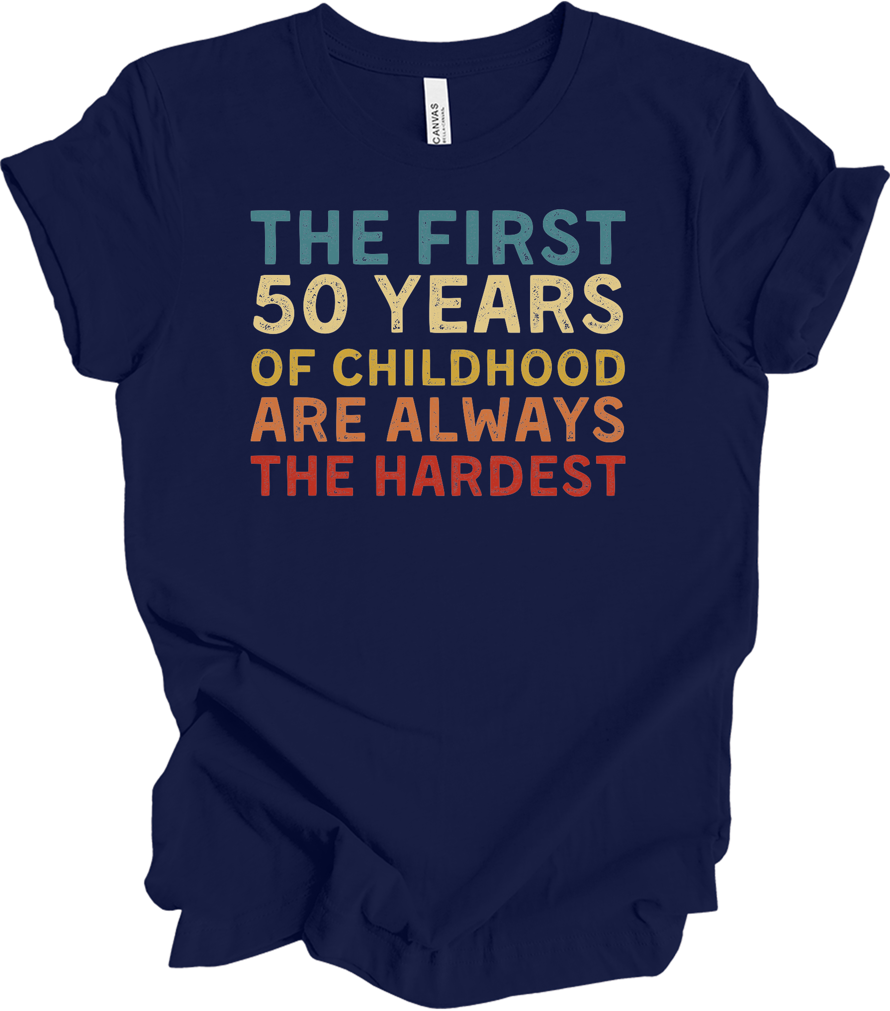 50 Years of Childhood T-Shirt in Navy