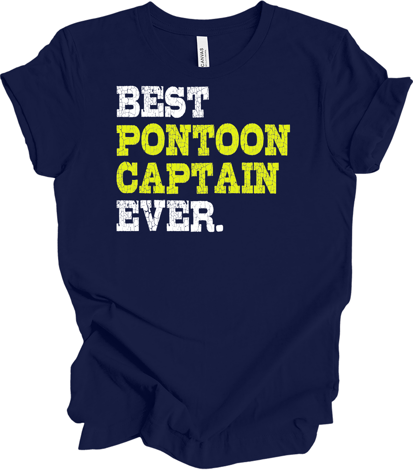 Best Pontoon Captain Ever T-Shirt in Navy