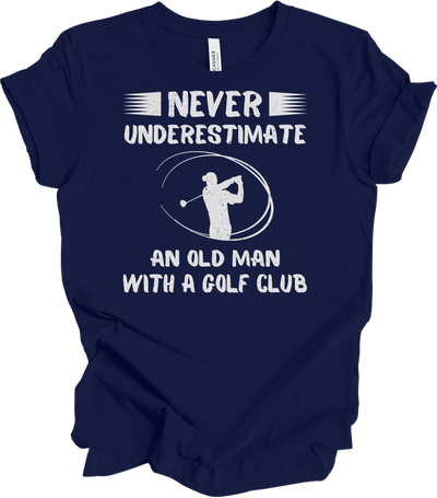 Old Man Golf Club T-Shirt in Navy