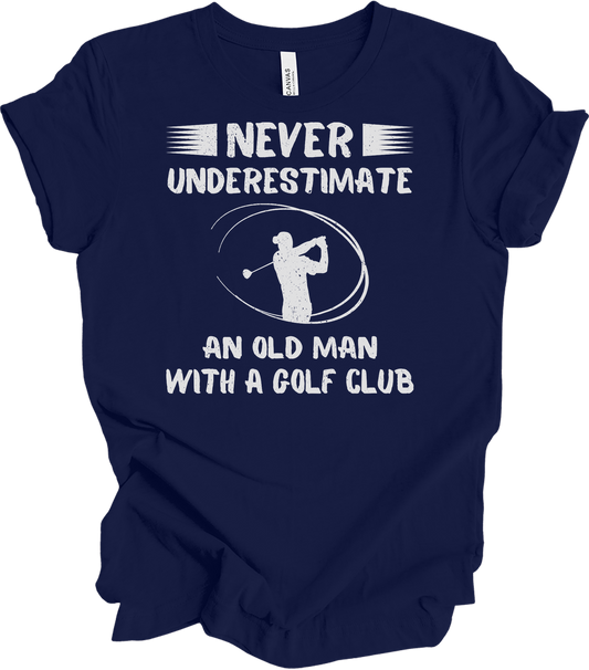 Old Man Golf Club T-Shirt in Navy