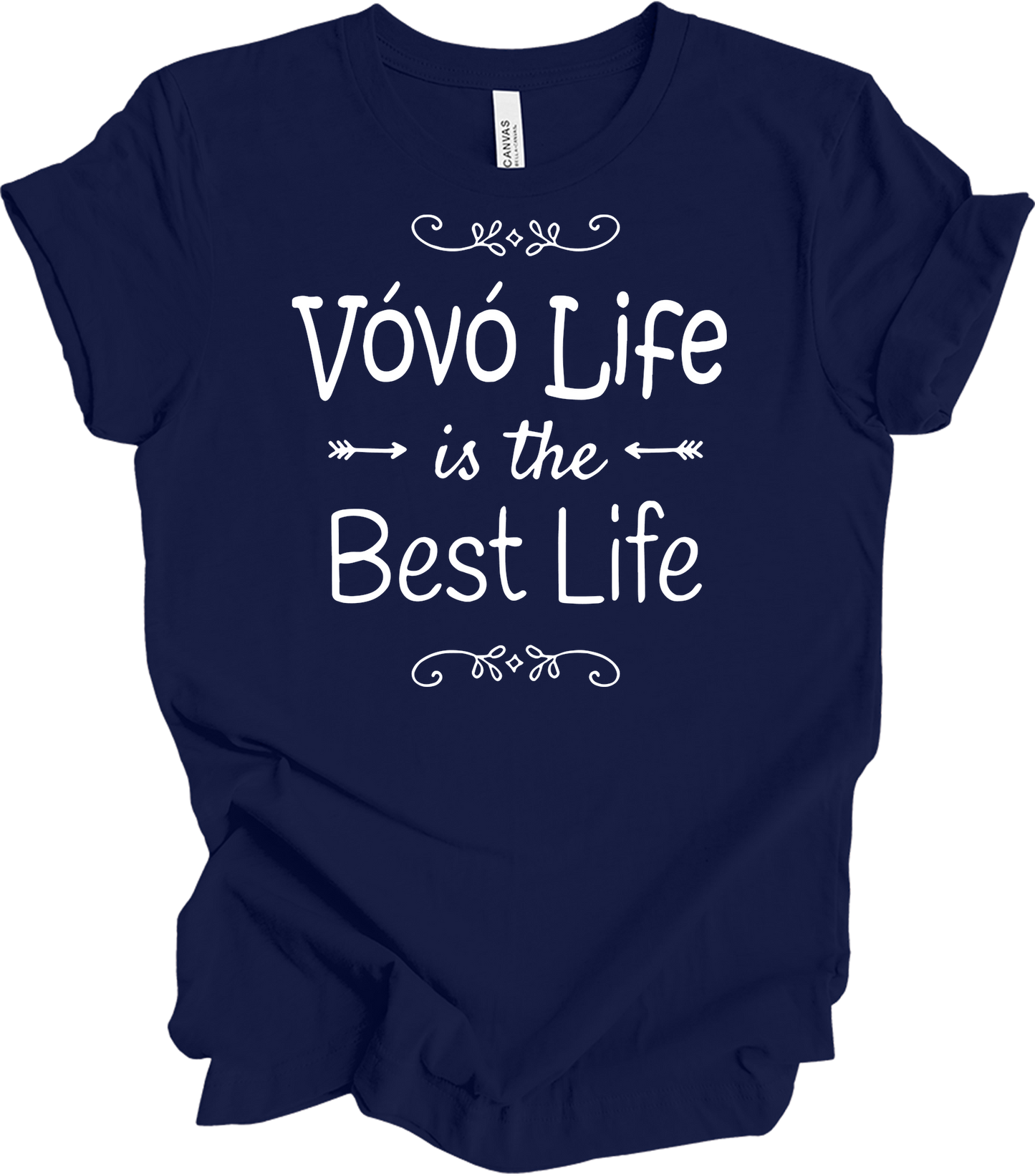 Vovó Life Best Life T-Shirt in Navy