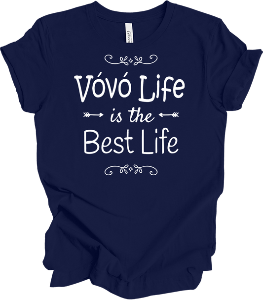 Vovó Life Best Life T-Shirt in Navy
