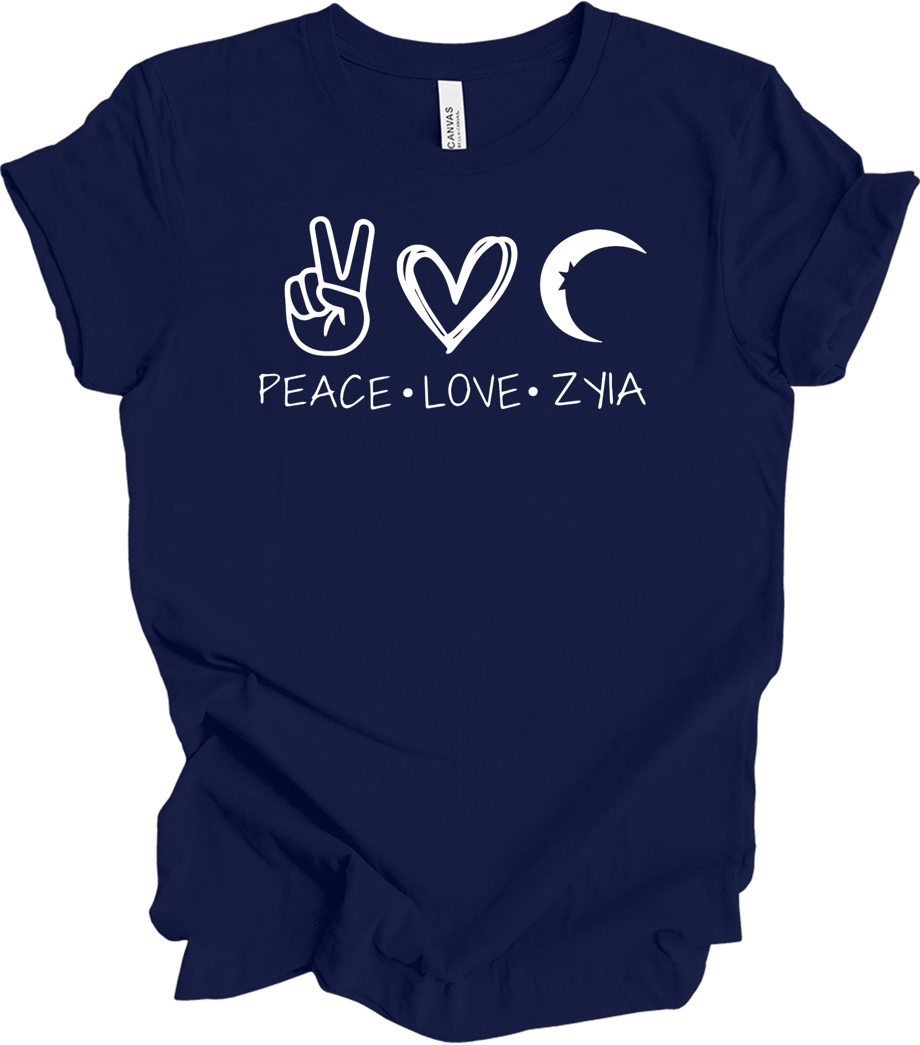 Peace Love Zyia Representative Independent Active Rep T-Shirt in Navy