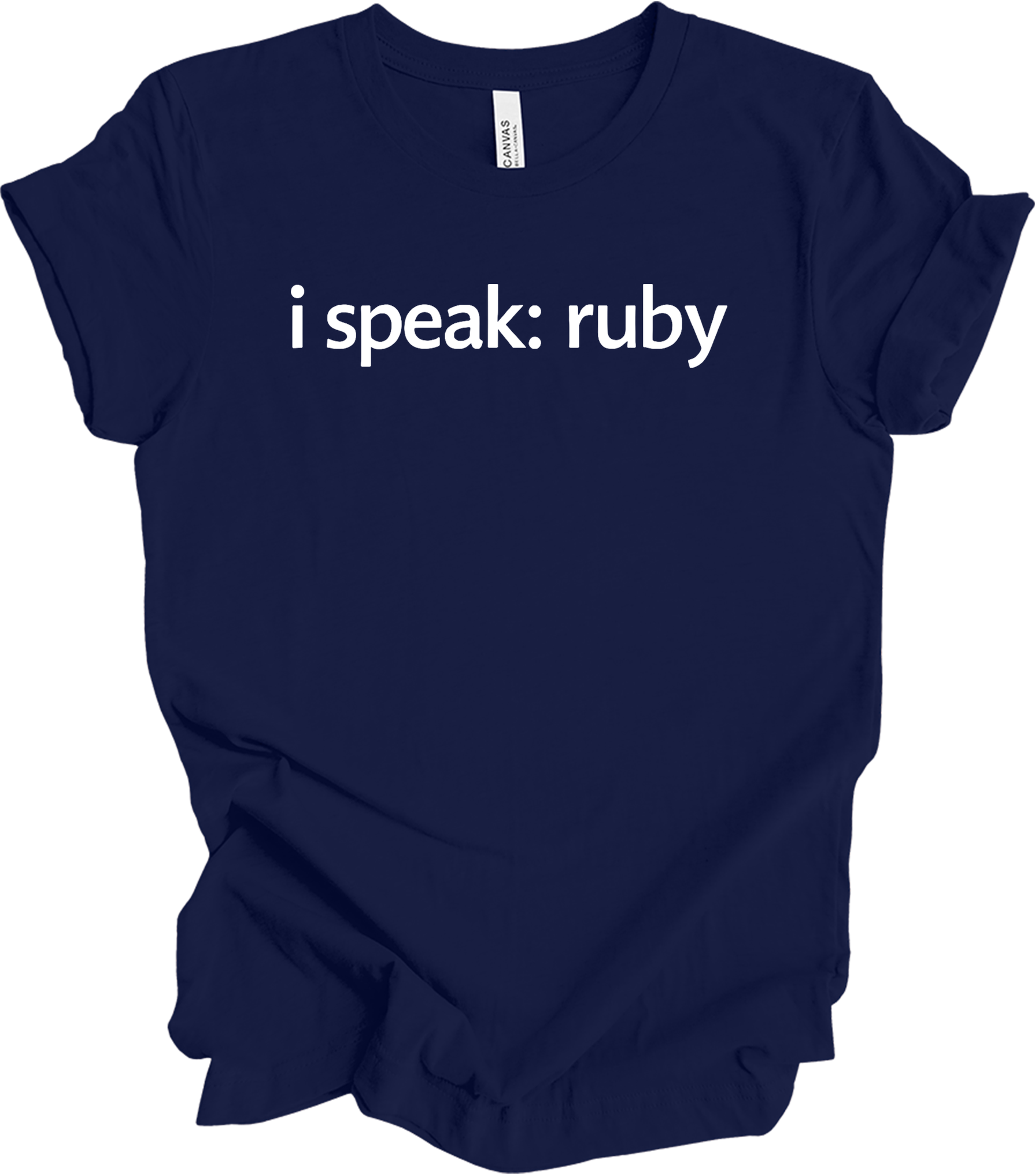 I'm Speaking: Ruby T-Shirt in Navy