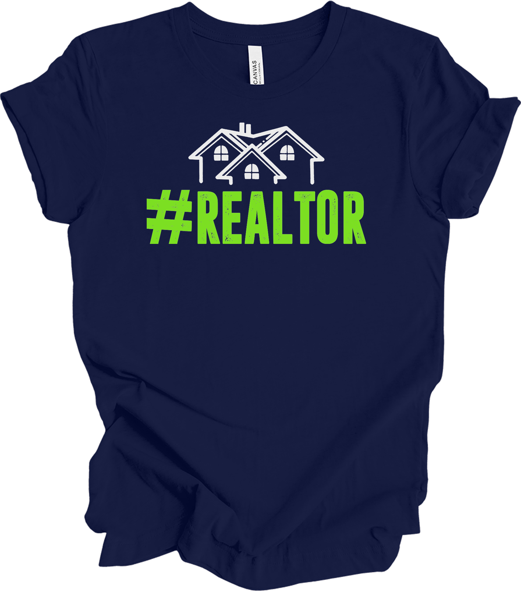 #Realtor for Real Estate Pros T-Shirt in Navy