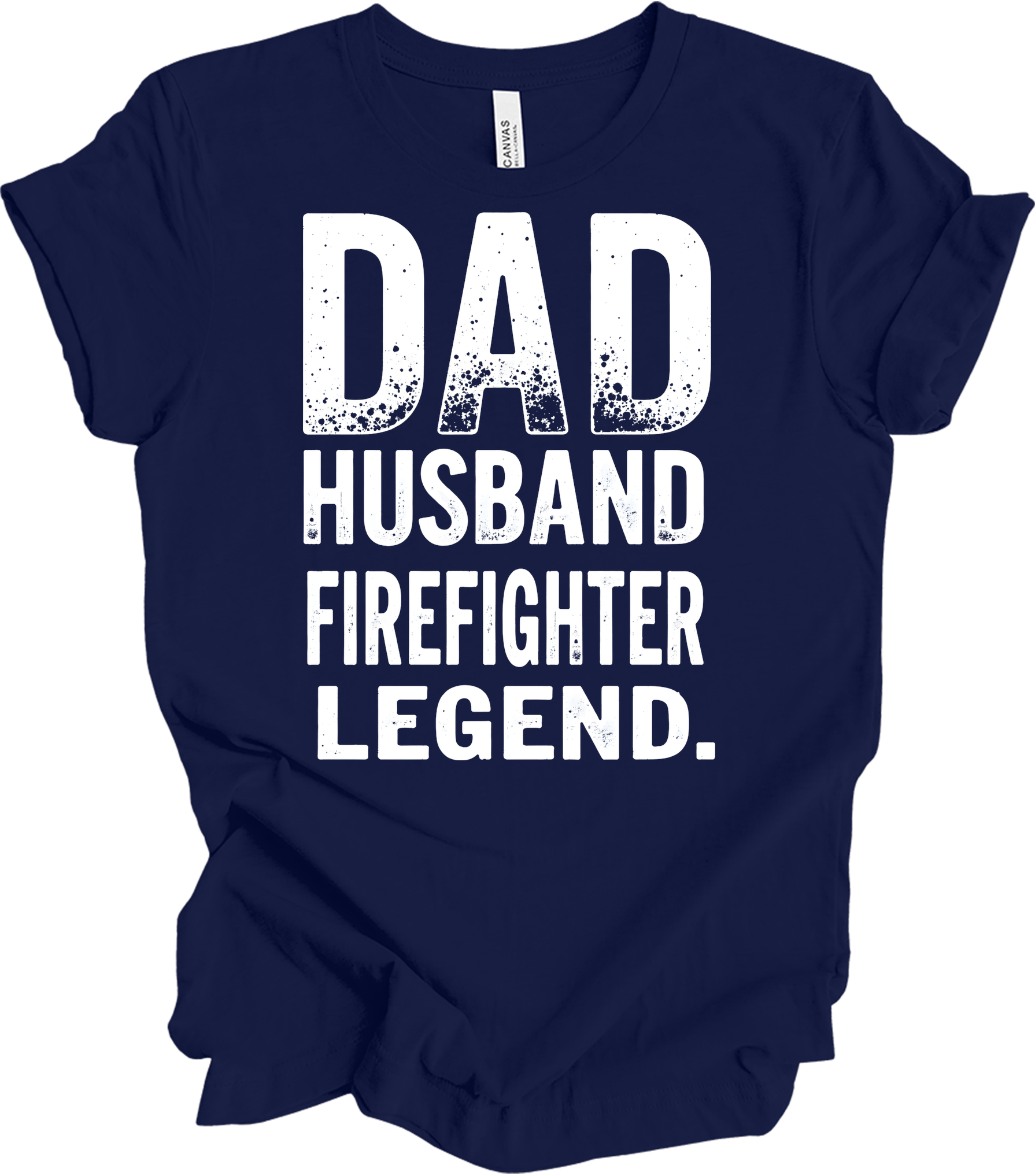 Firefighter Legend Gift T-Shirt in Navy