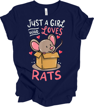 Just a Girl Who Loves Rats Tee