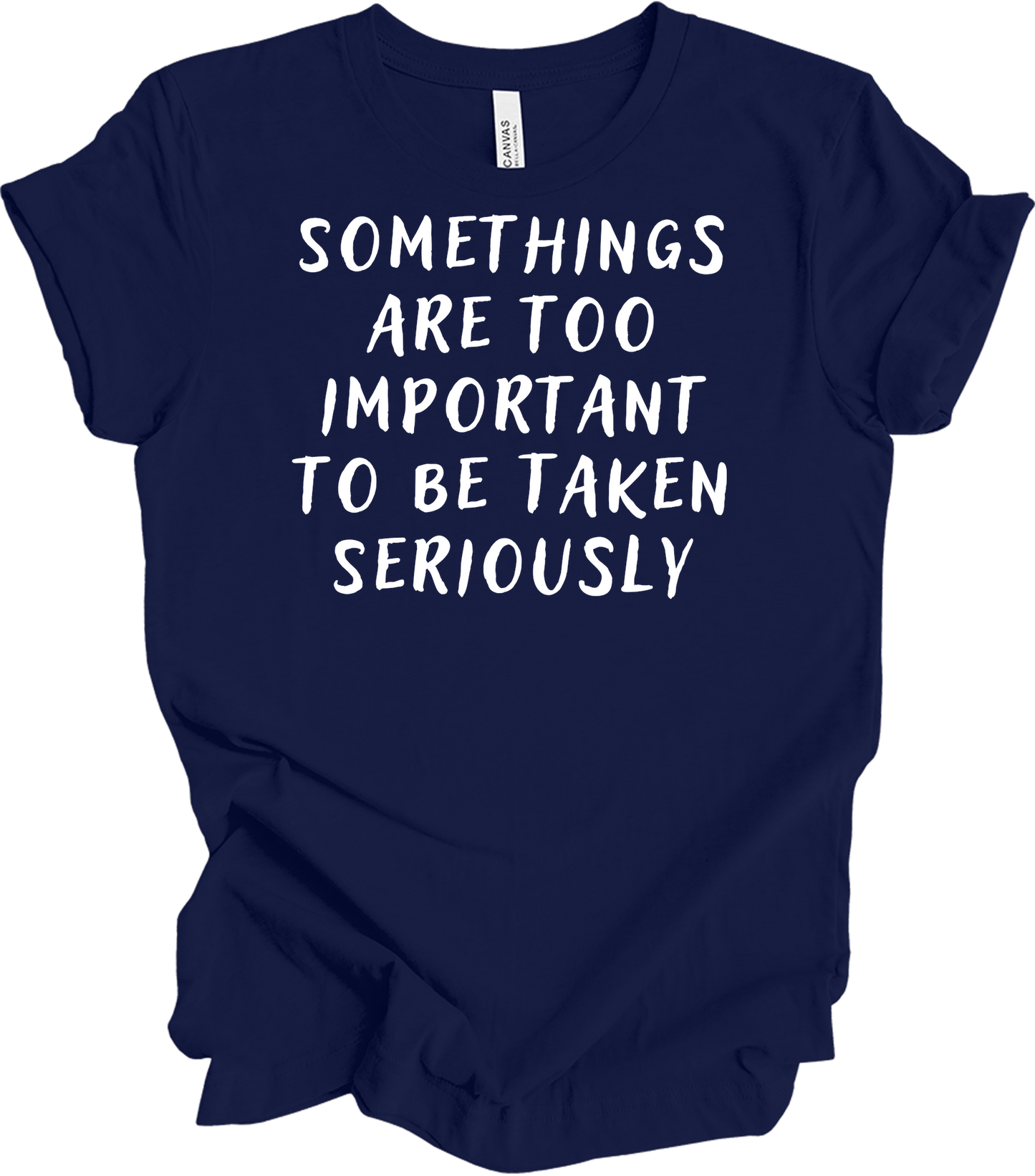 Stage Crew: Important Yet Fun T-Shirt in Navy