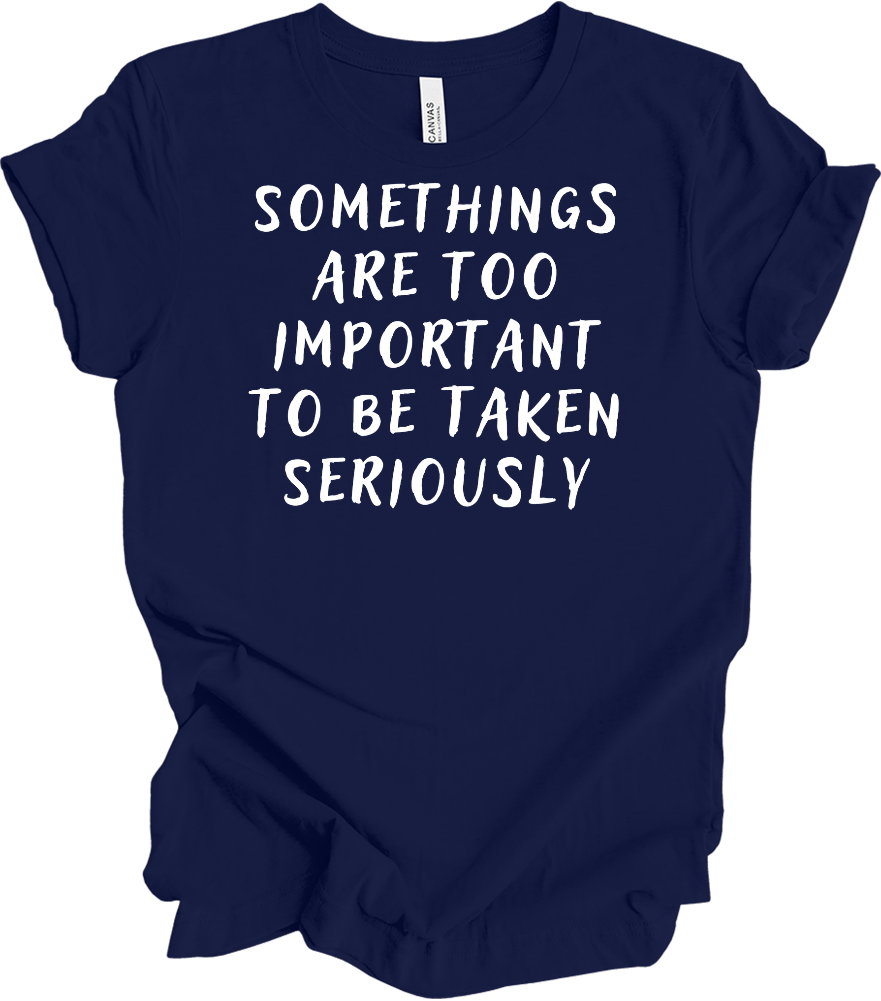 Stage Crew: Important Yet Fun T-Shirt in Navy