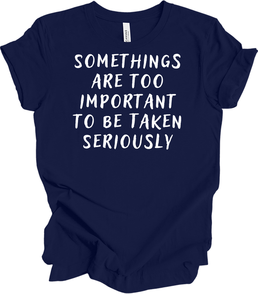 Stage Crew: Important Yet Fun T-Shirt in Navy