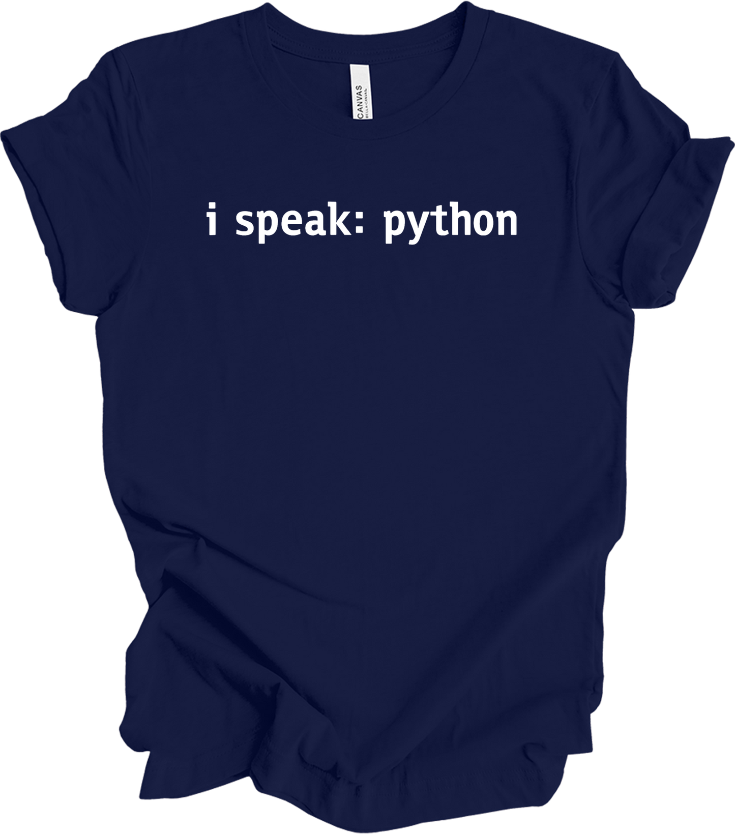 I'm Speaking: Python for Programmers T-Shirt in Navy