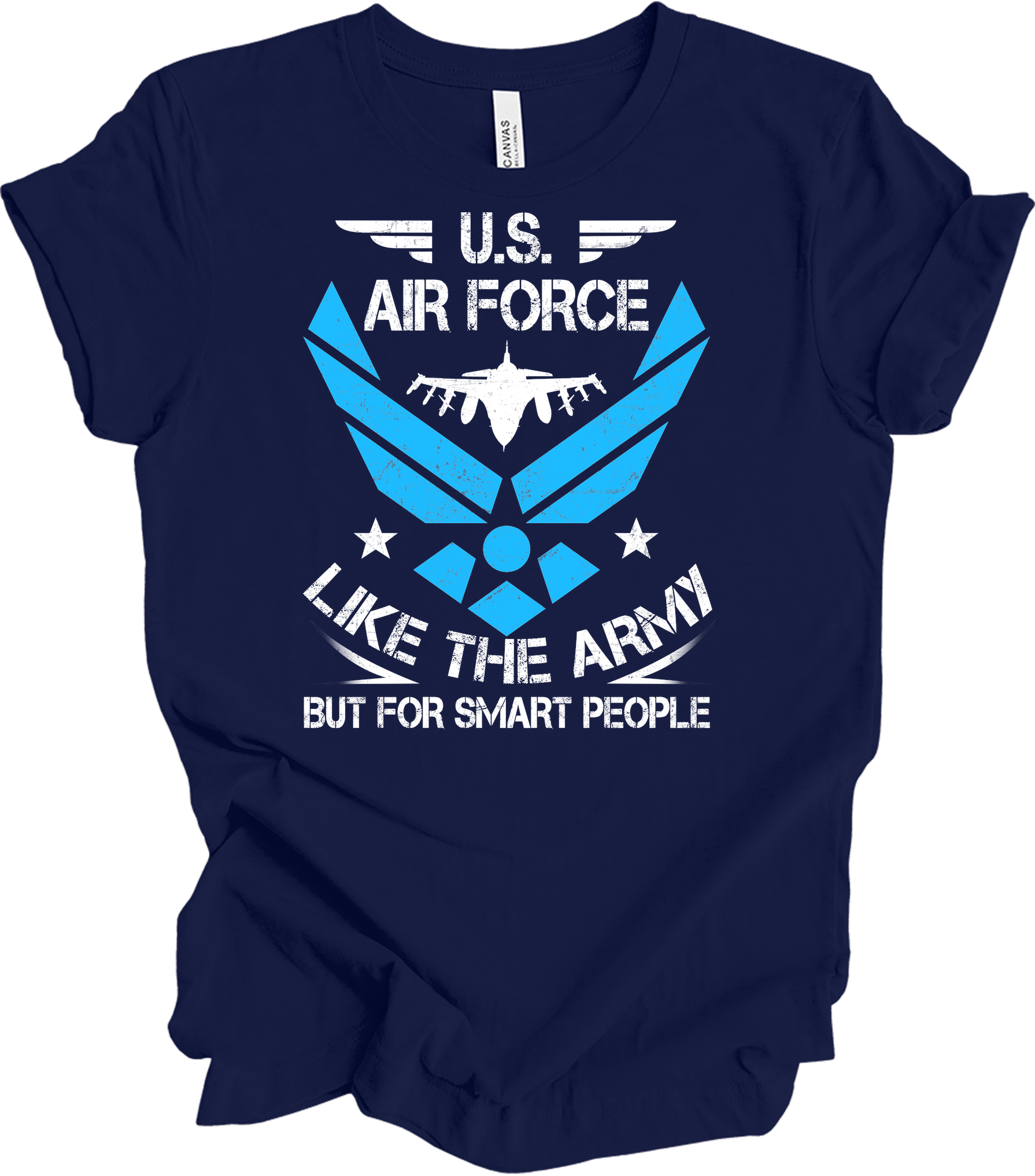 U.S. Air Force - Smart People T-Shirt in Navy