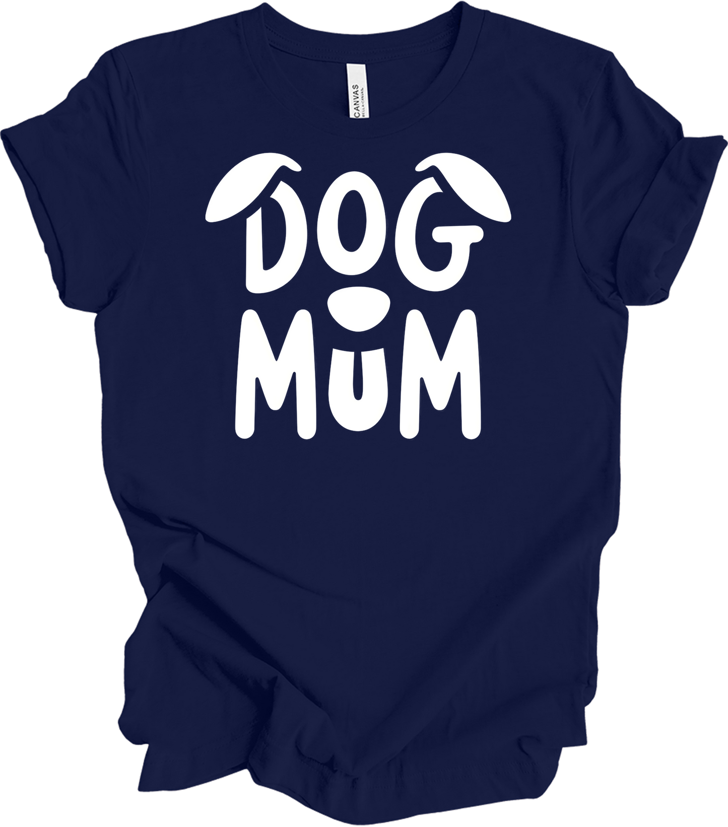 Dog Mum Domo Kun T-Shirt in Navy