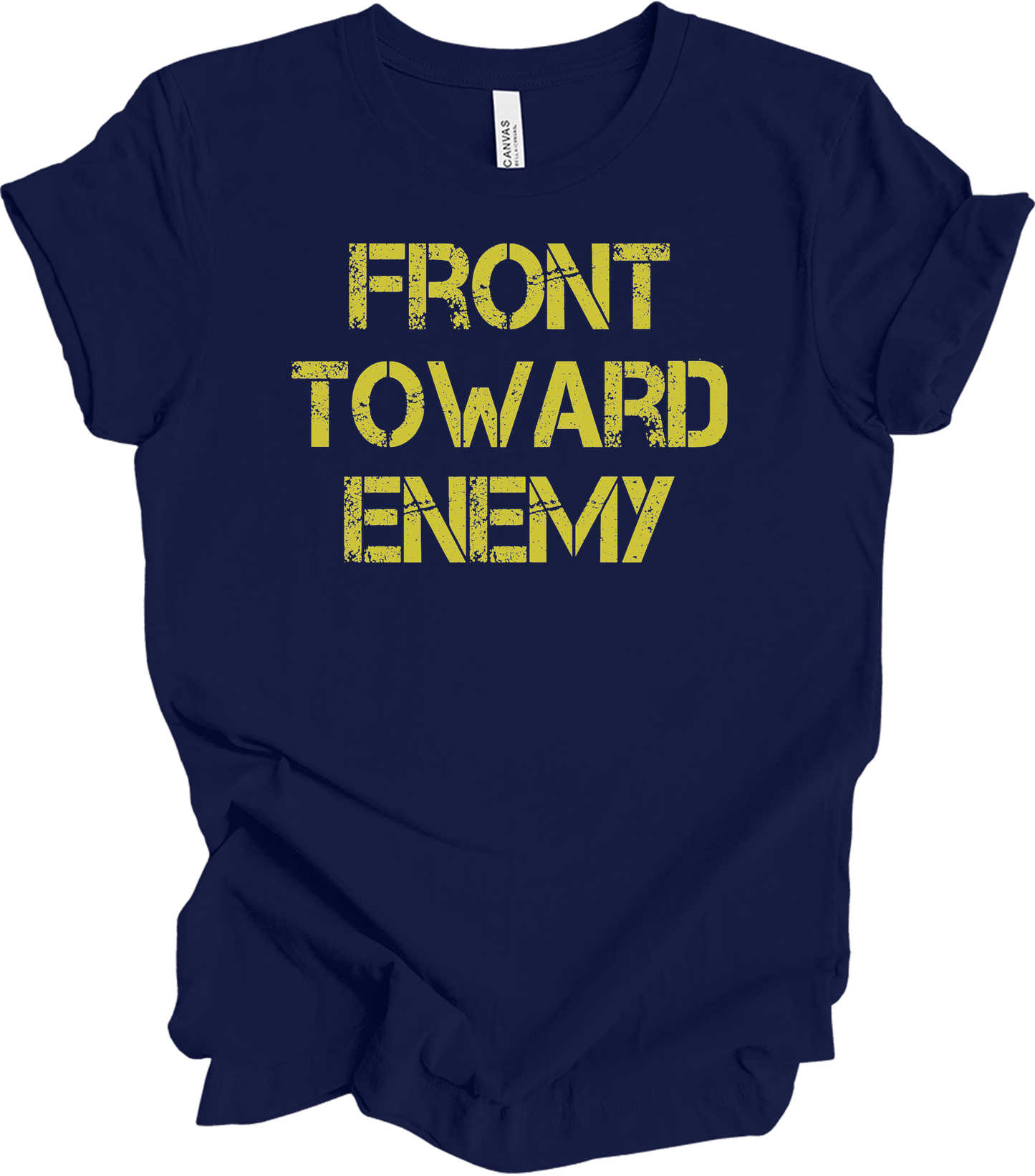 Front Toward Enemy T-Shirt in Navy