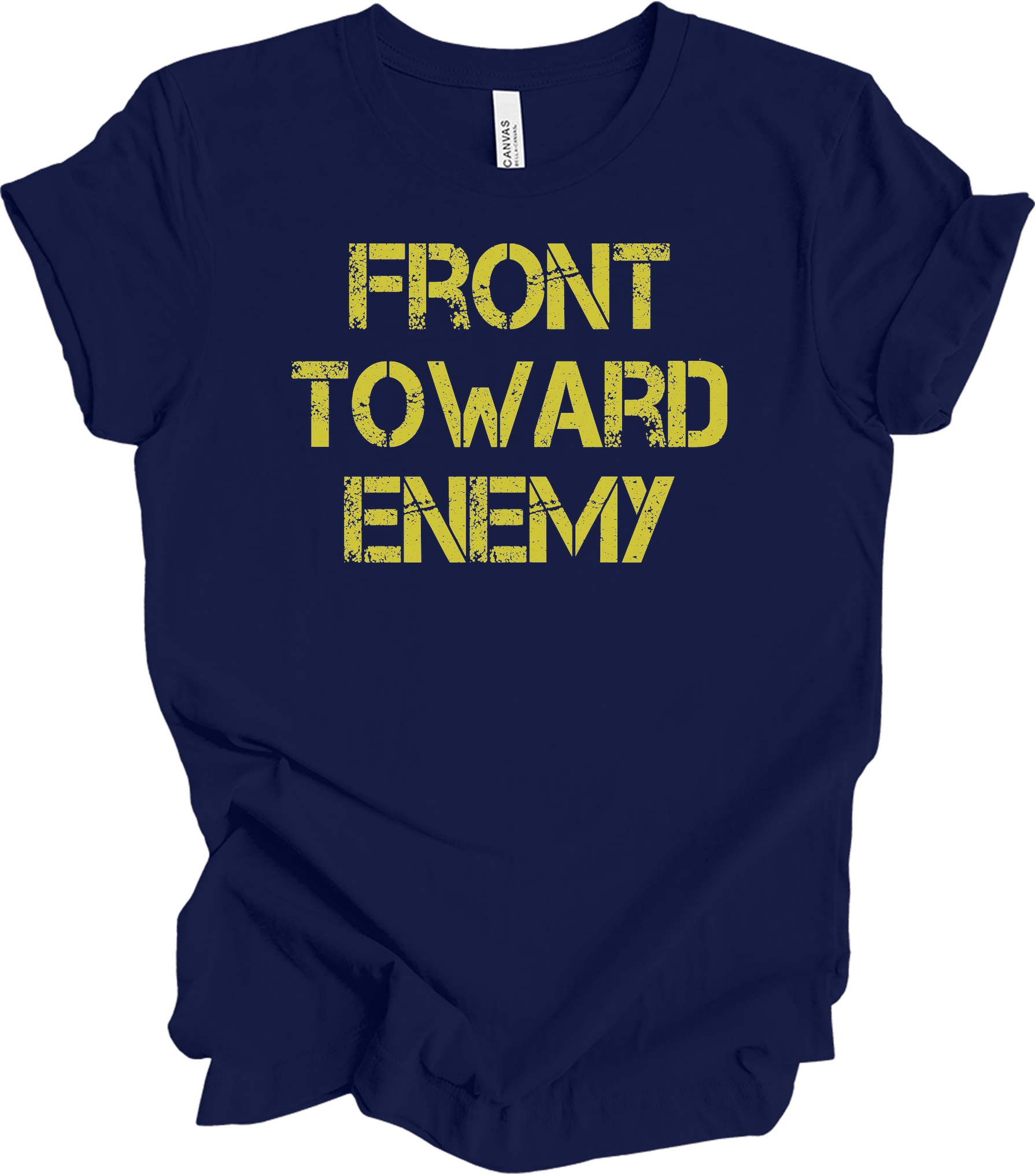 Front Toward Enemy T-Shirt in Navy