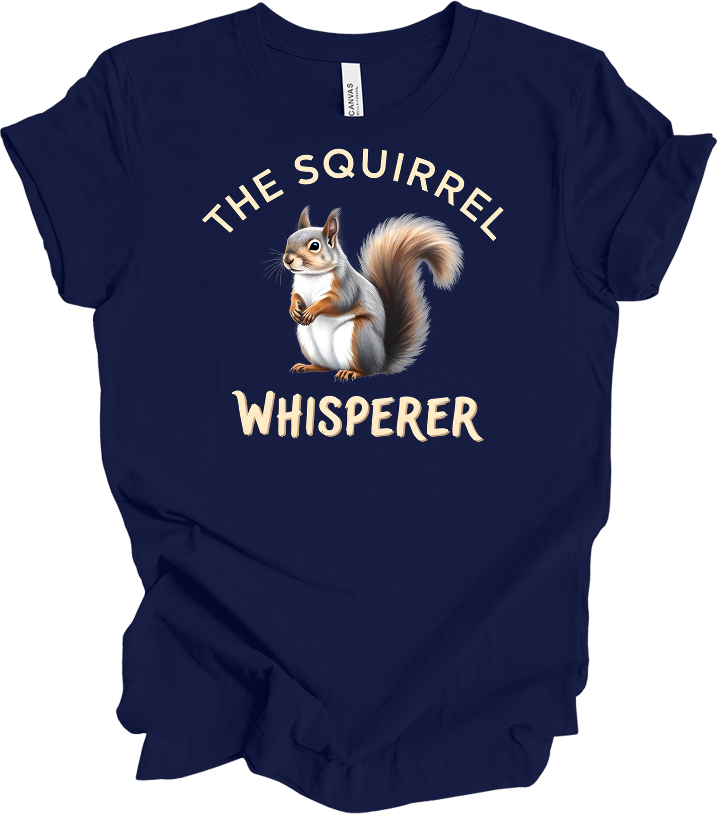 The Squirrel Whisperer T-Shirt in Navy