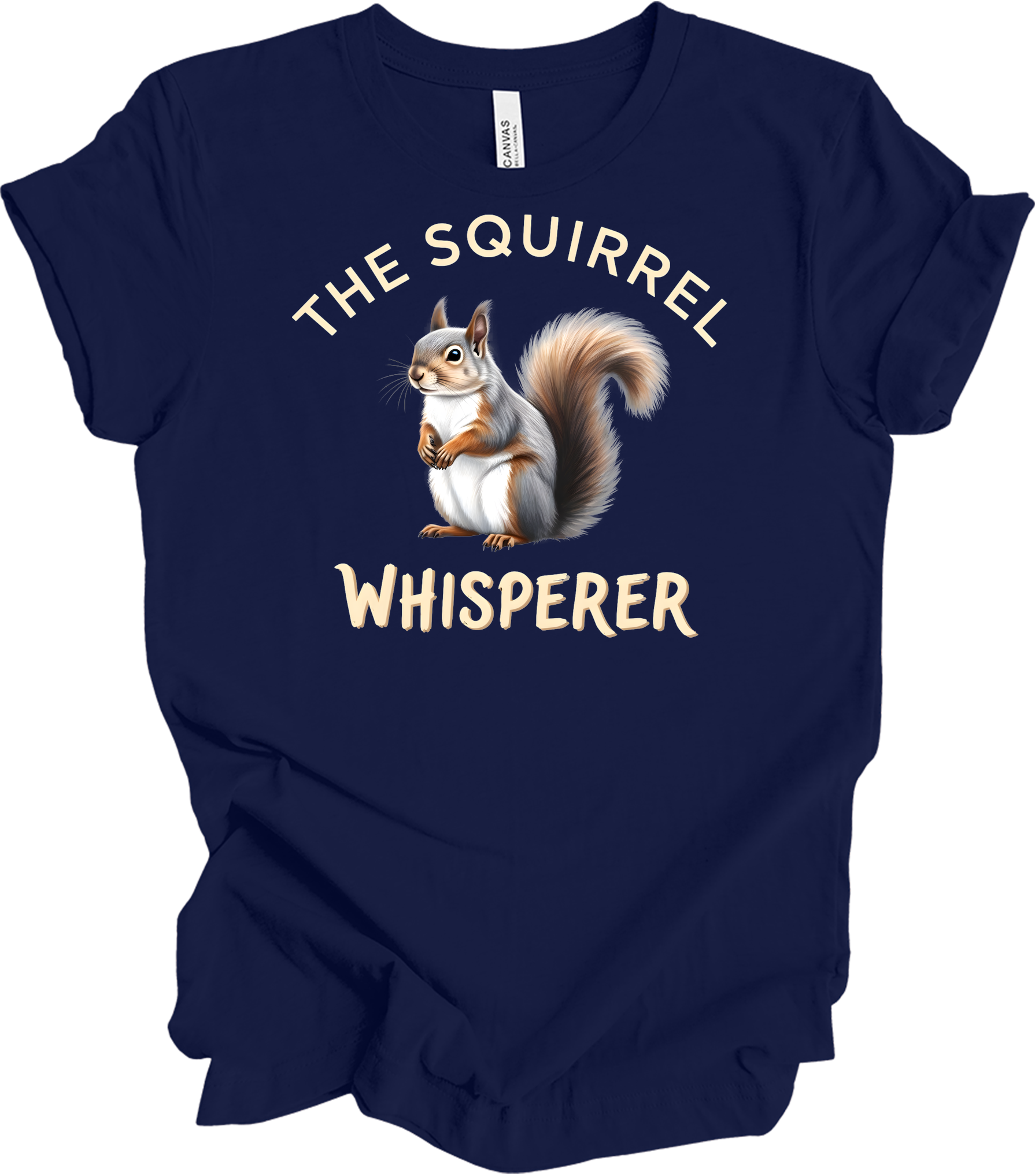 The Squirrel Whisperer T-Shirt in Navy