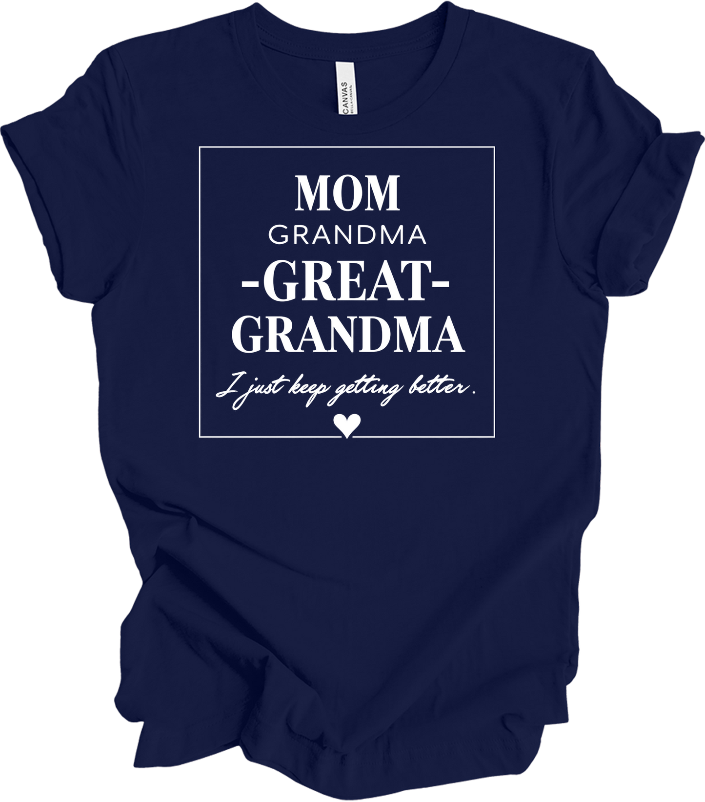 Grandkids Make Life Grand T-Shirt in Navy
