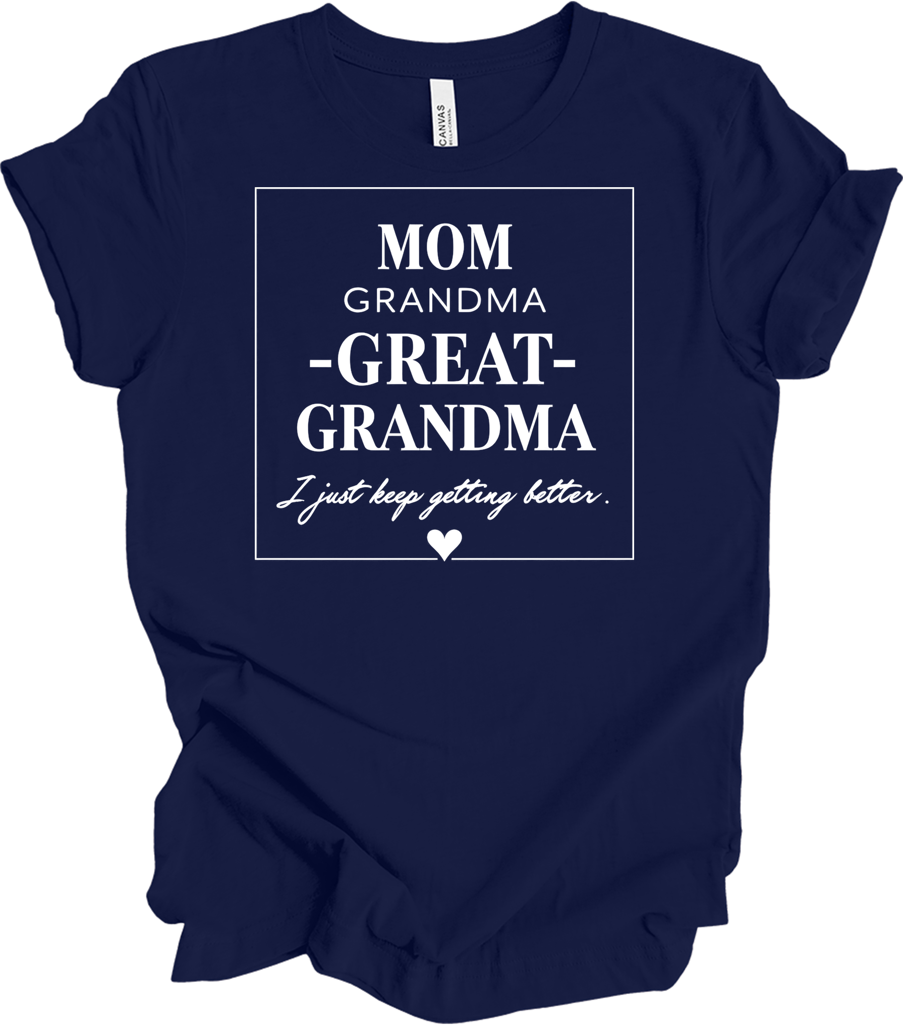 Grandkids Make Life Grand T-Shirt in Navy
