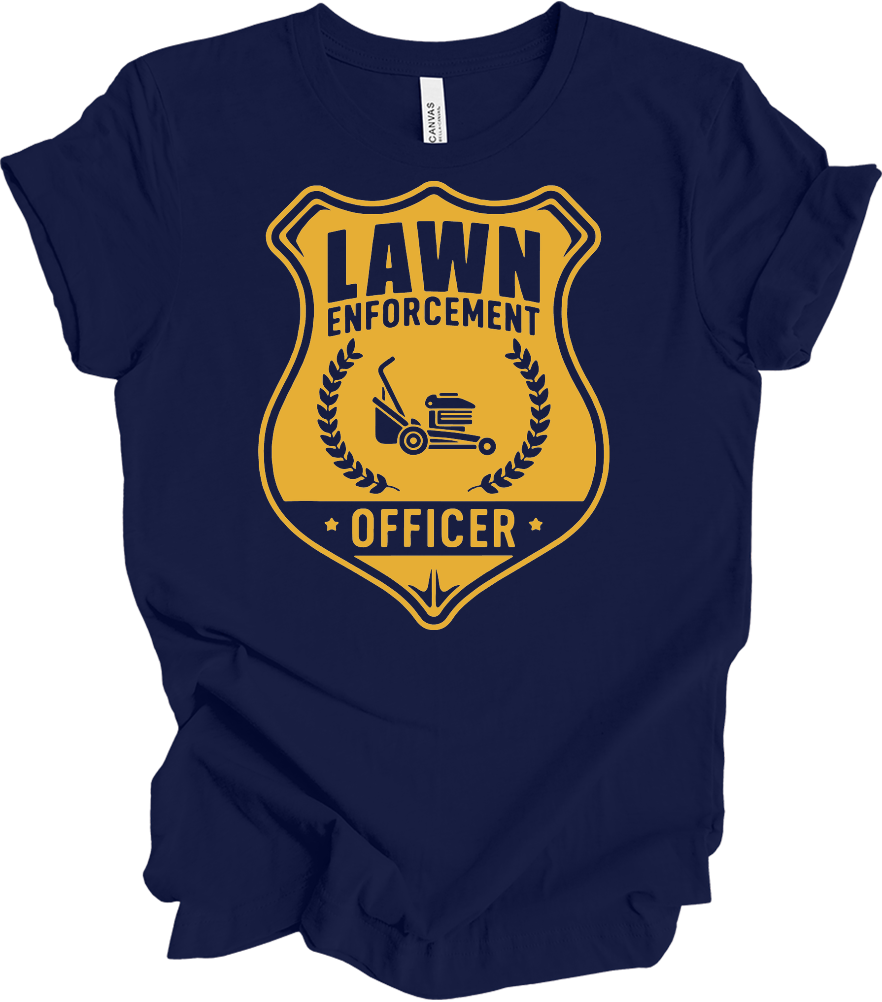 Lawn Enforcement Officer T-Shirt in Navy