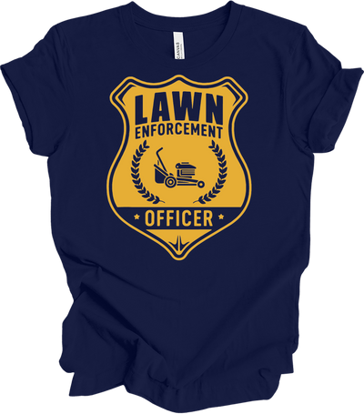 Lawn Enforcement Officer T-Shirt in Navy