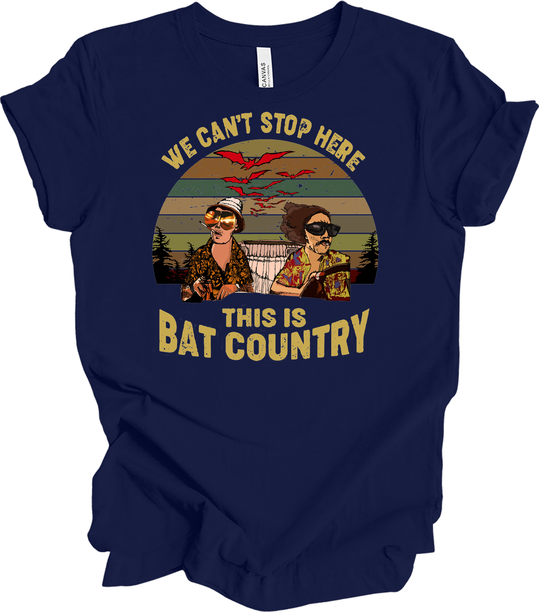 Bat Country T-Shirt in Navy