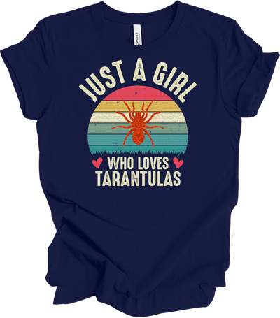 Girl Who Loves Tarantulas Tee
