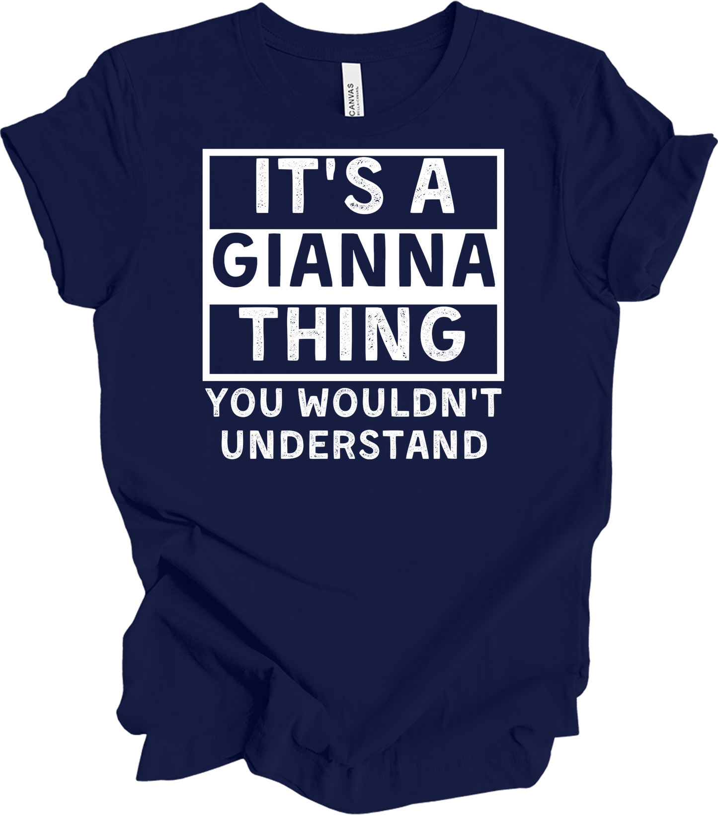 Gianna Thing You Wouldn't Understand T-Shirt in Navy