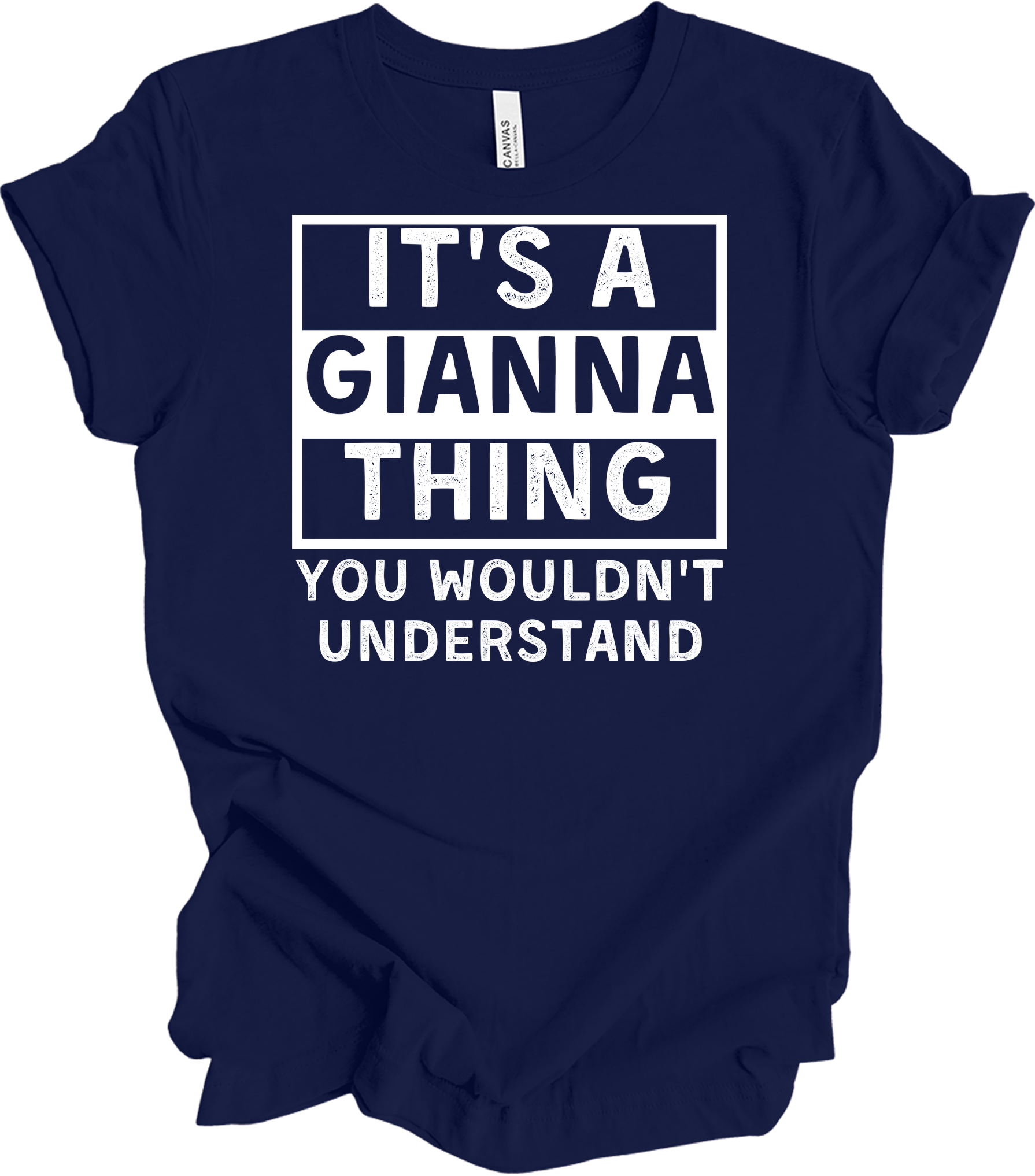 Gianna Thing You Wouldn't Understand T-Shirt in Navy