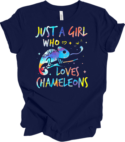 Girl Who Loves Chameleons Tee