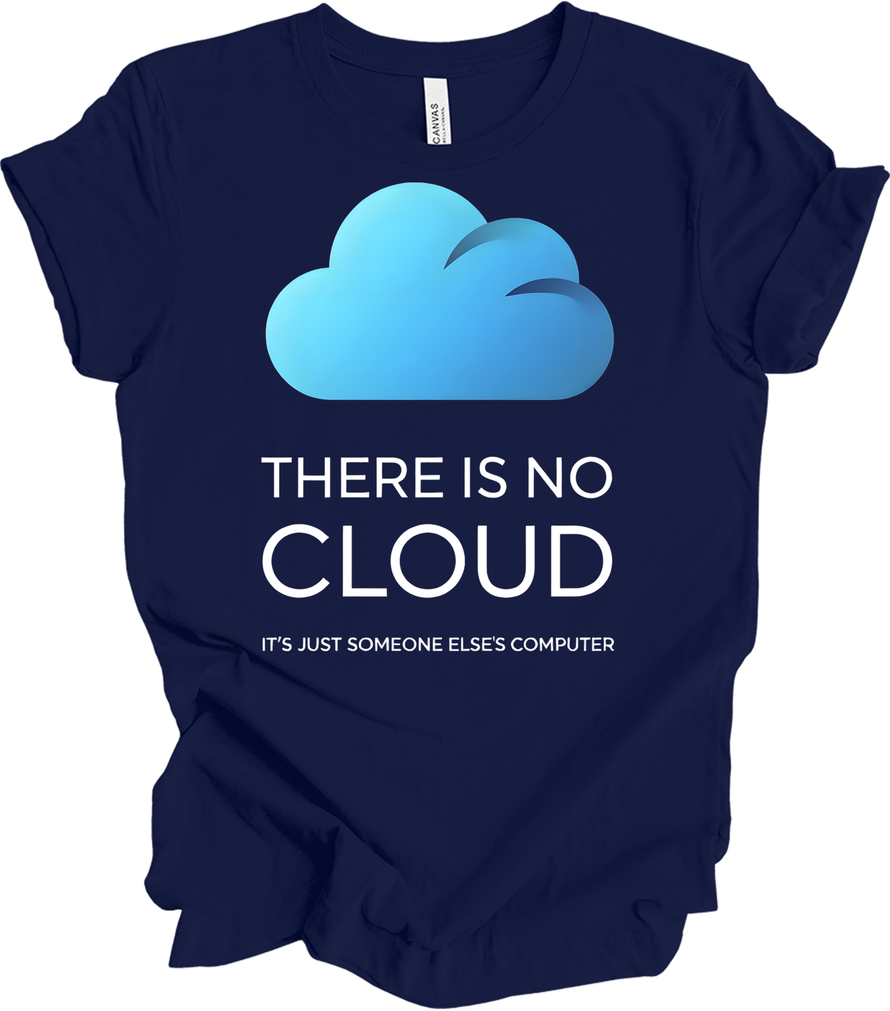 There Is No Cloud T-Shirt in Navy