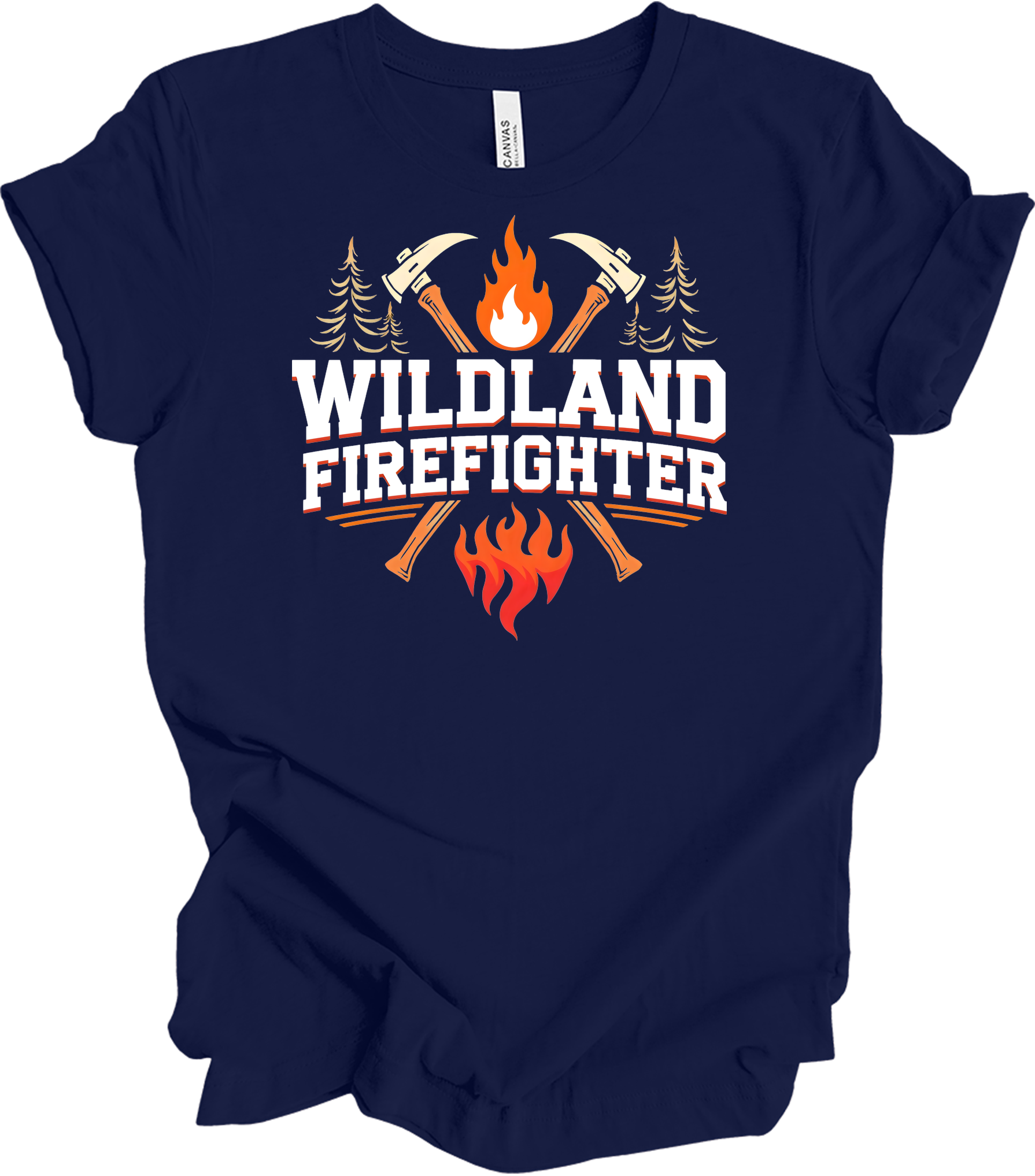 Wildland Firefighter T-Shirt in Navy