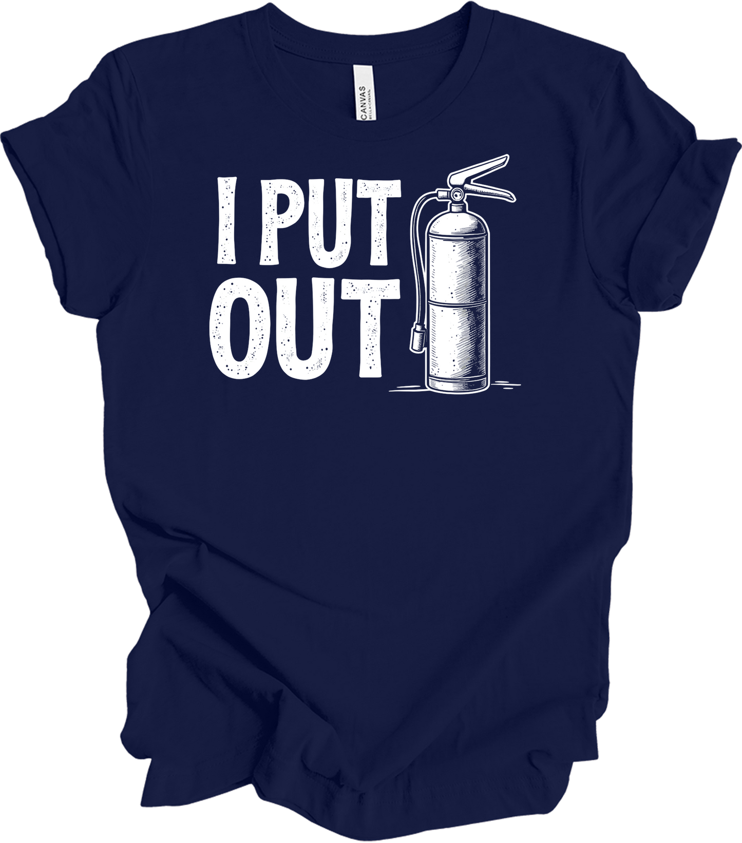 I Put Out Firefighter T-Shirt in Navy