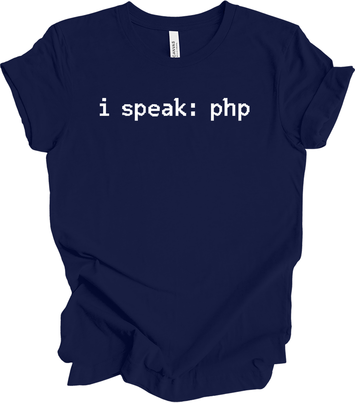 I'm Speaking: PHP T-Shirt in Navy