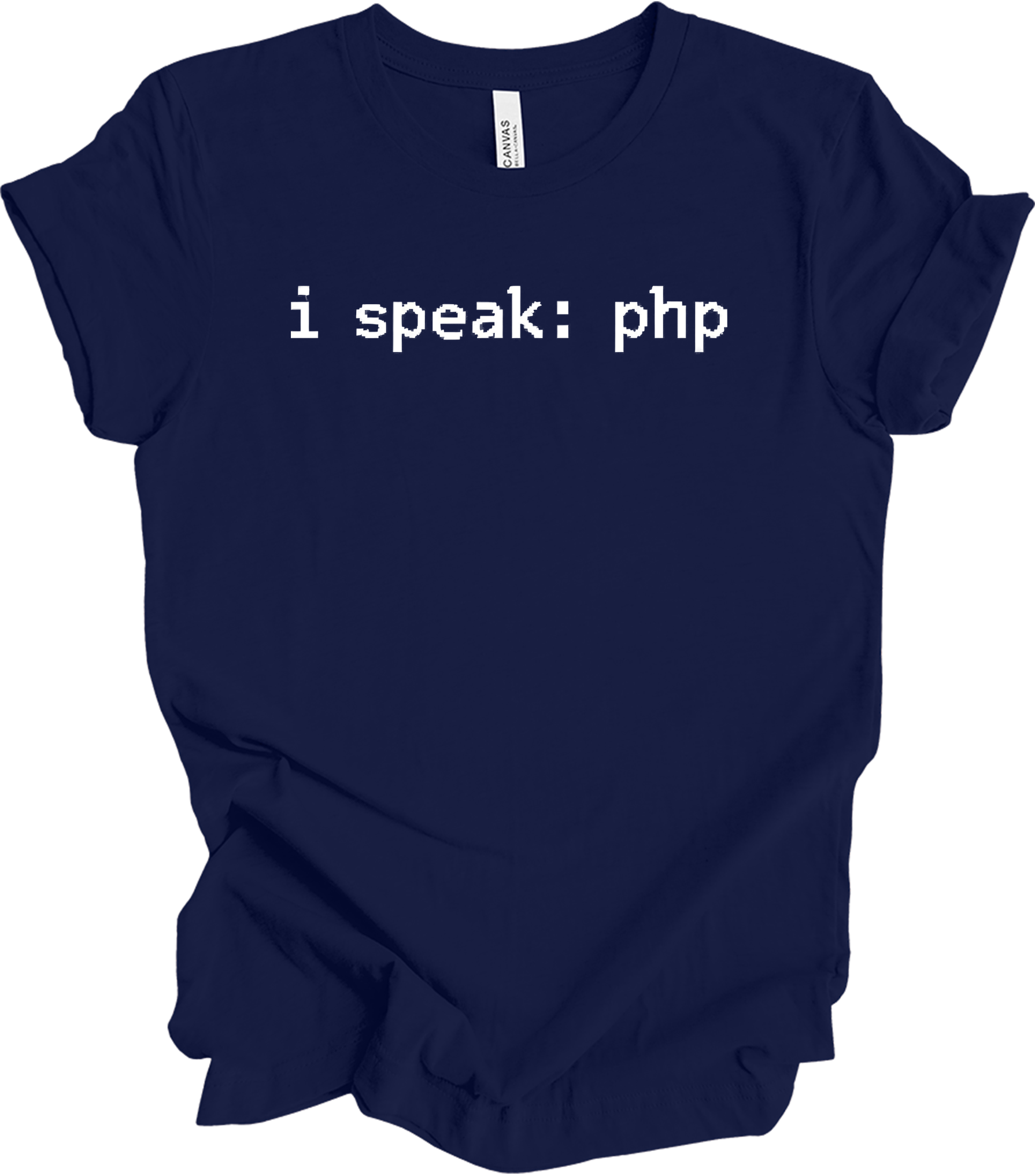 I'm Speaking: PHP T-Shirt in Navy