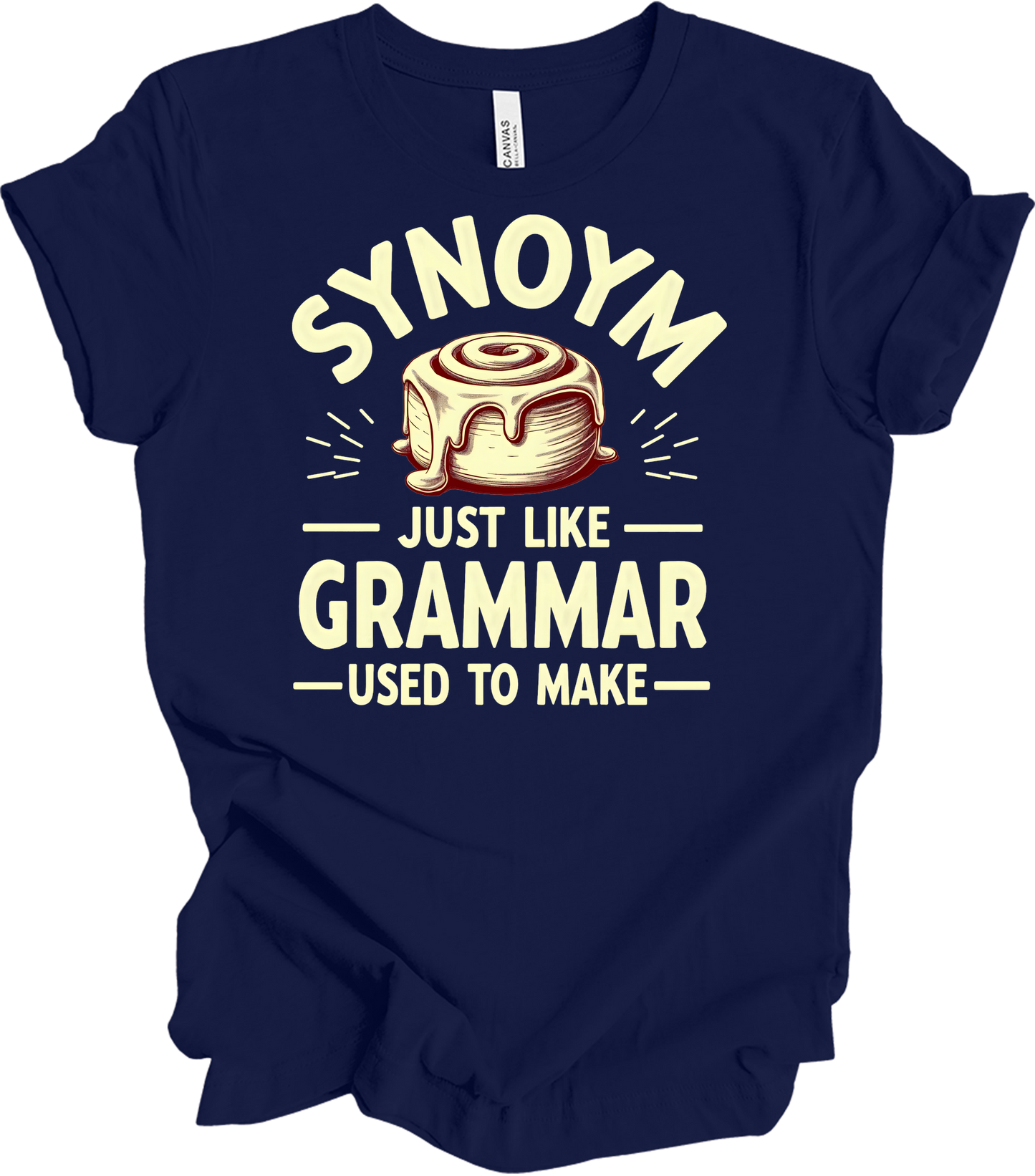 Synonym Cinnamon Roll T-Shirt in Navy