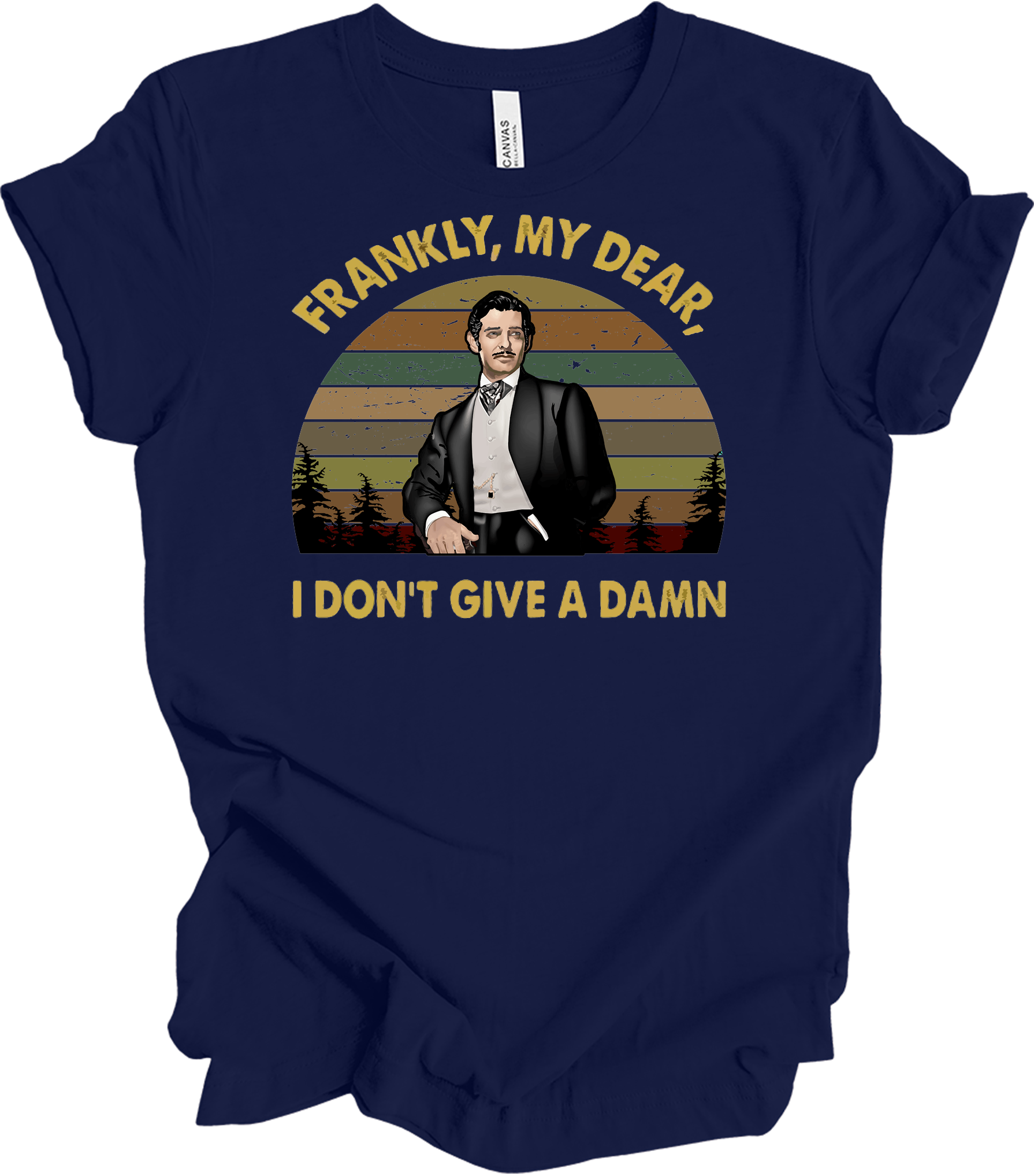 Classic Movie Quote T-Shirt in Navy
