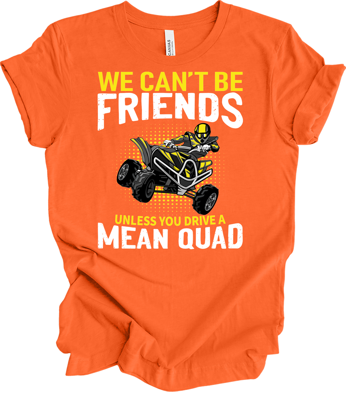 ATV Quad: Mean Quad T-Shirt in Orange