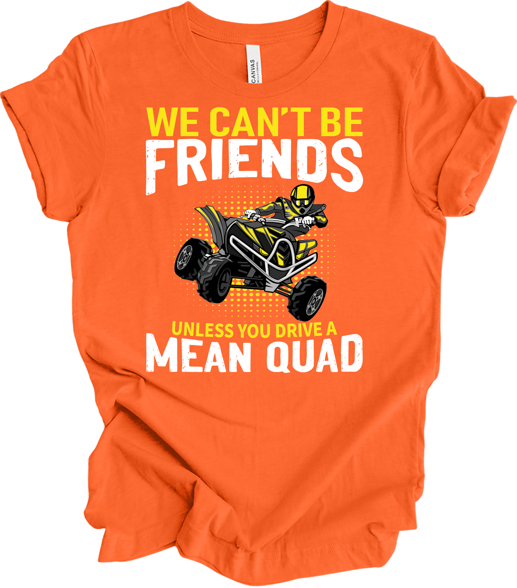 ATV Quad: Mean Quad T-Shirt in Orange