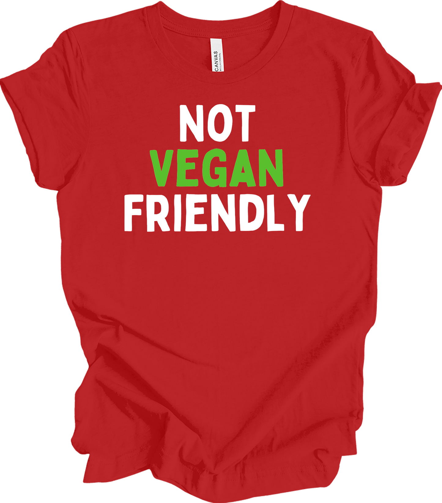 Not Vegan Friendly Meat Lover T-Shirt in Red