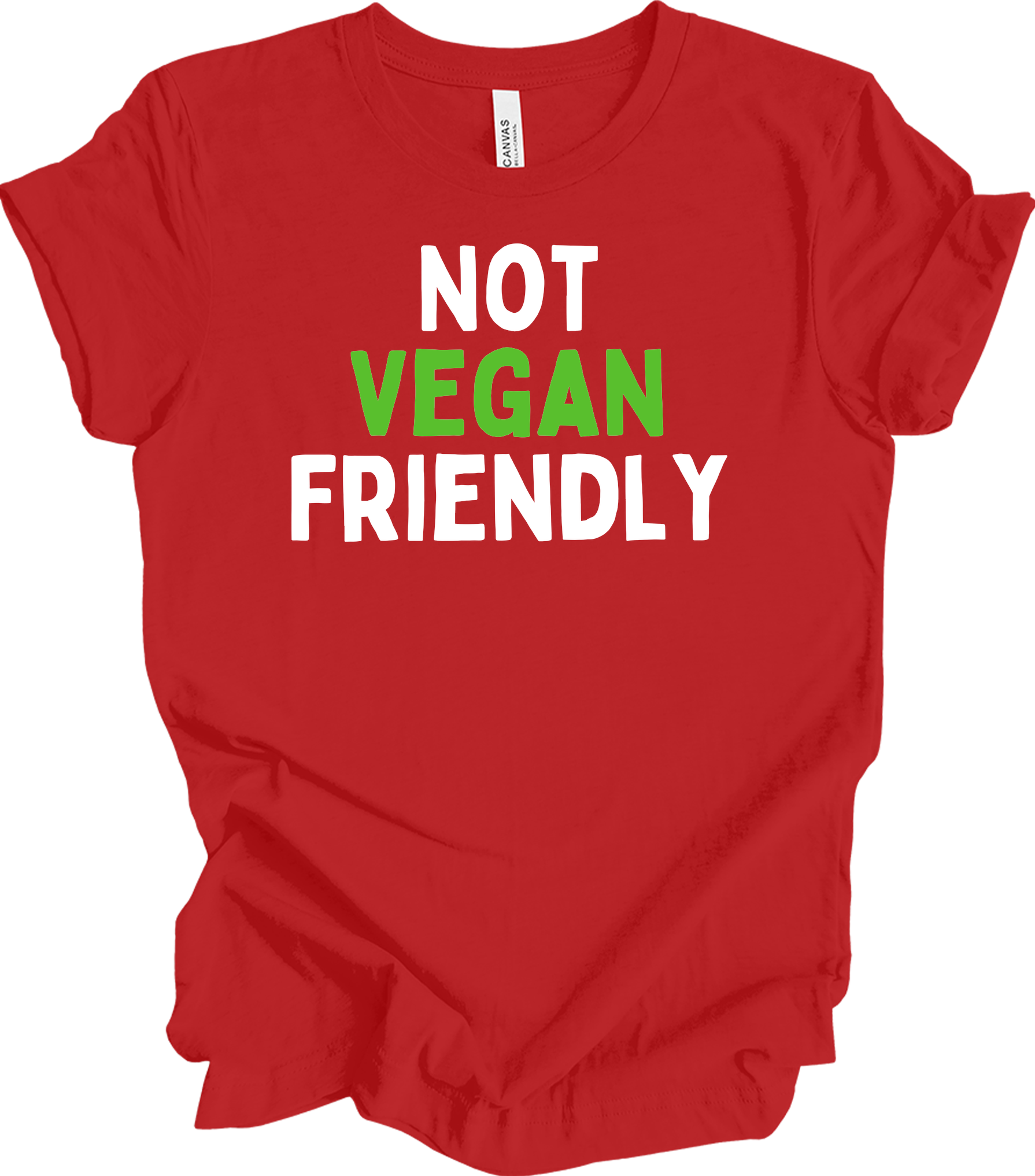 Not Vegan Friendly Meat Lover T-Shirt in Red