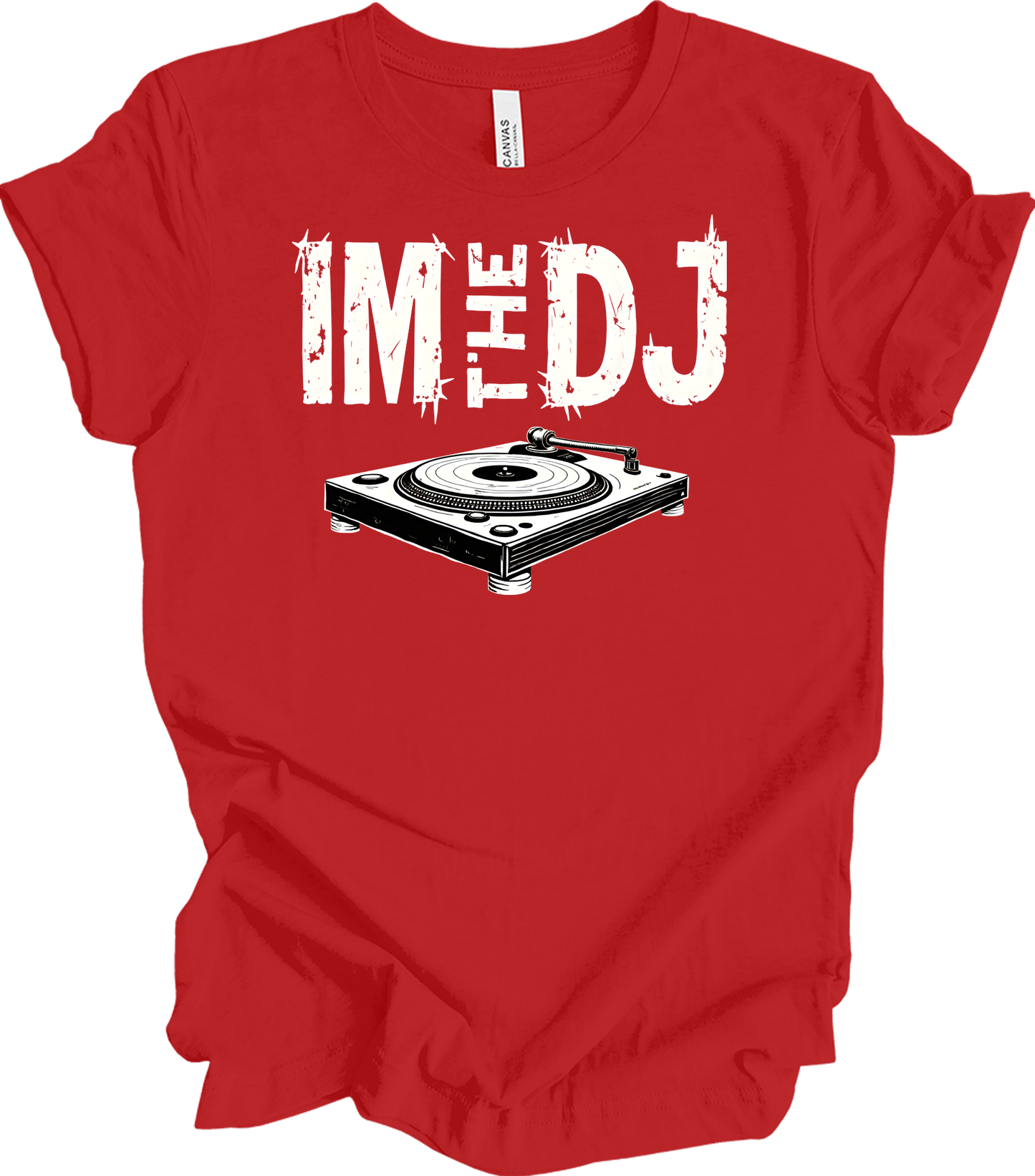 I'm The DJ Music T-Shirt in Red