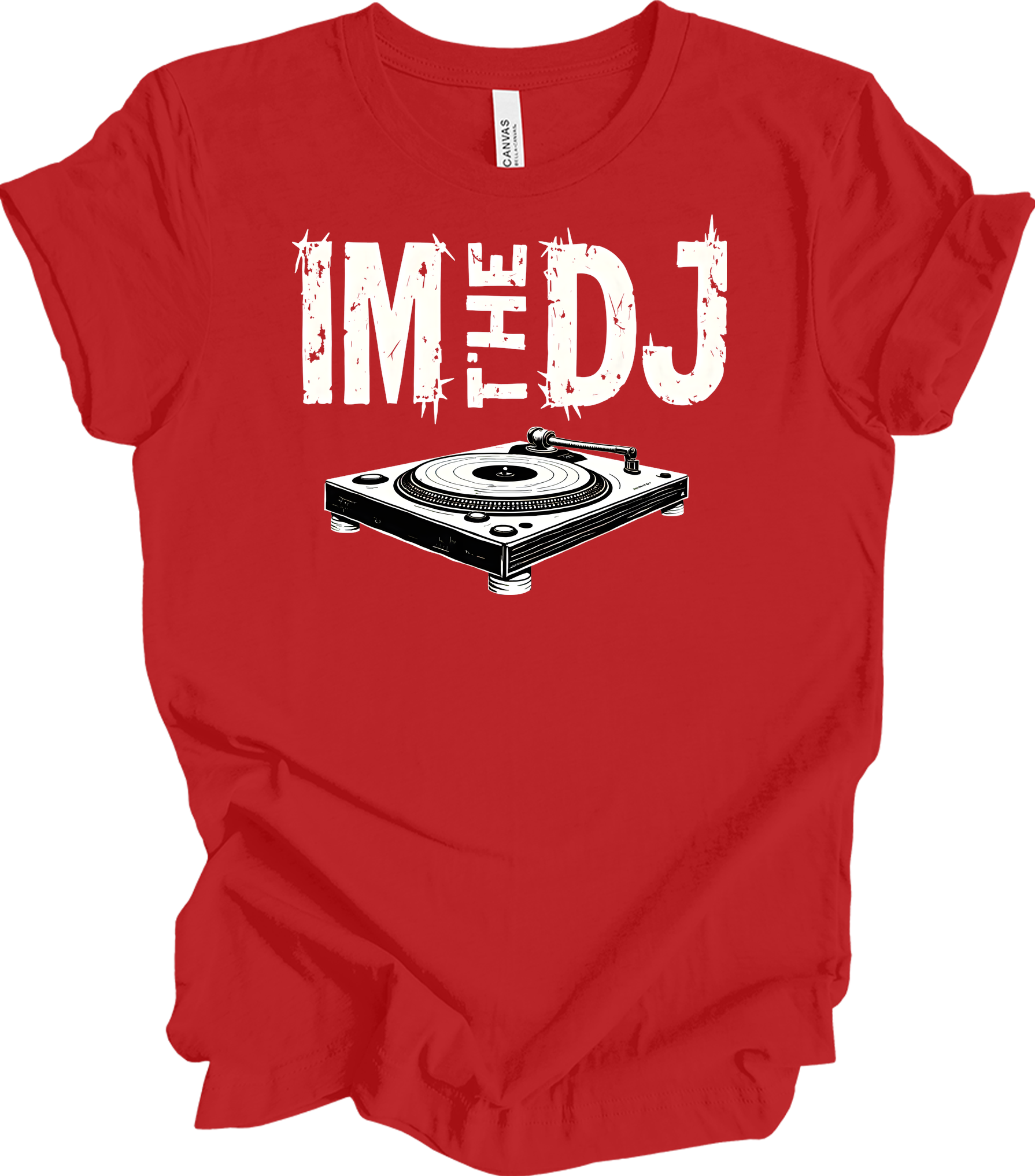 I'm The DJ Music T-Shirt in Red